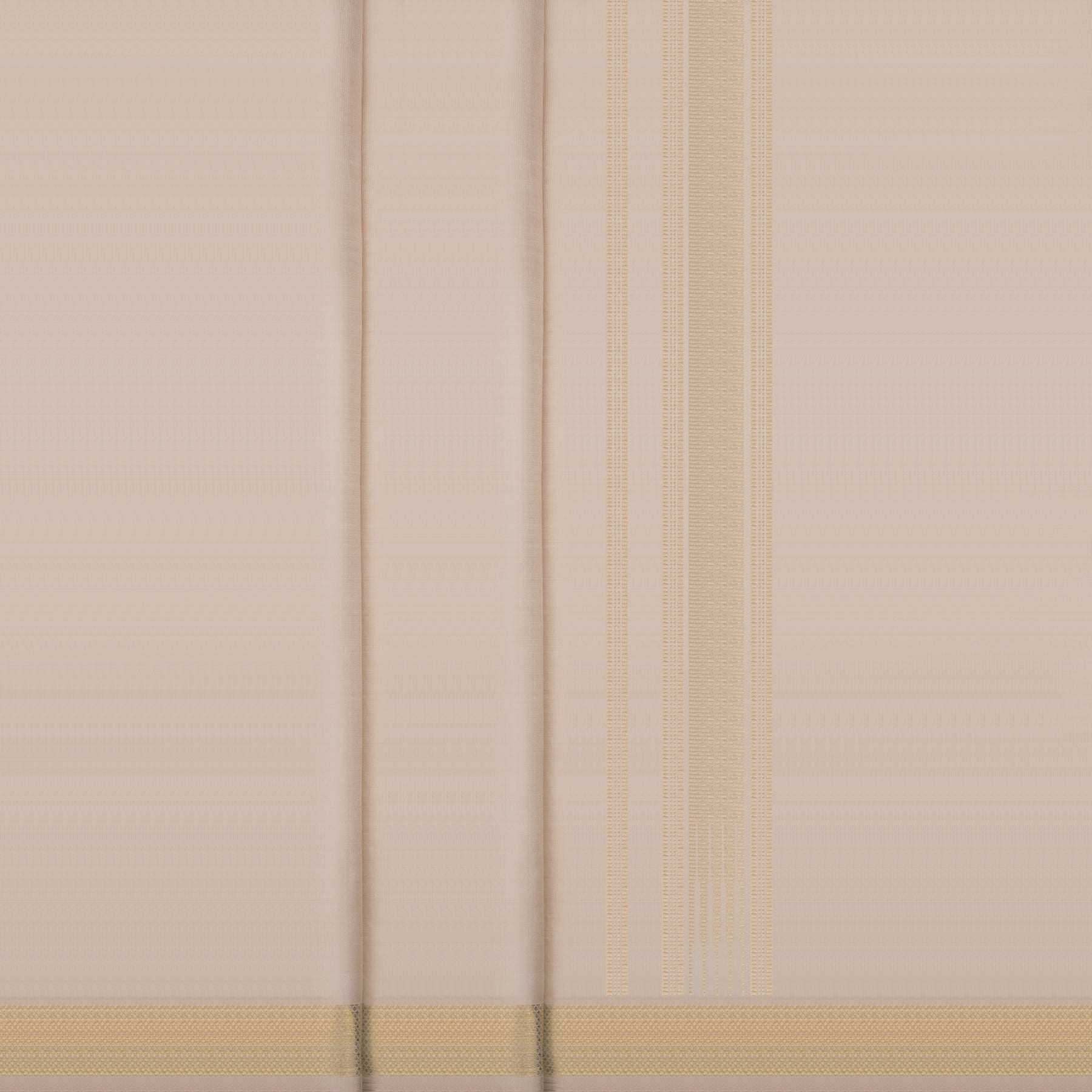 Kanakavalli Kanjivaram Silk Angavastram CO-ORD 24-110-AF001-14660 - Double Pleated View