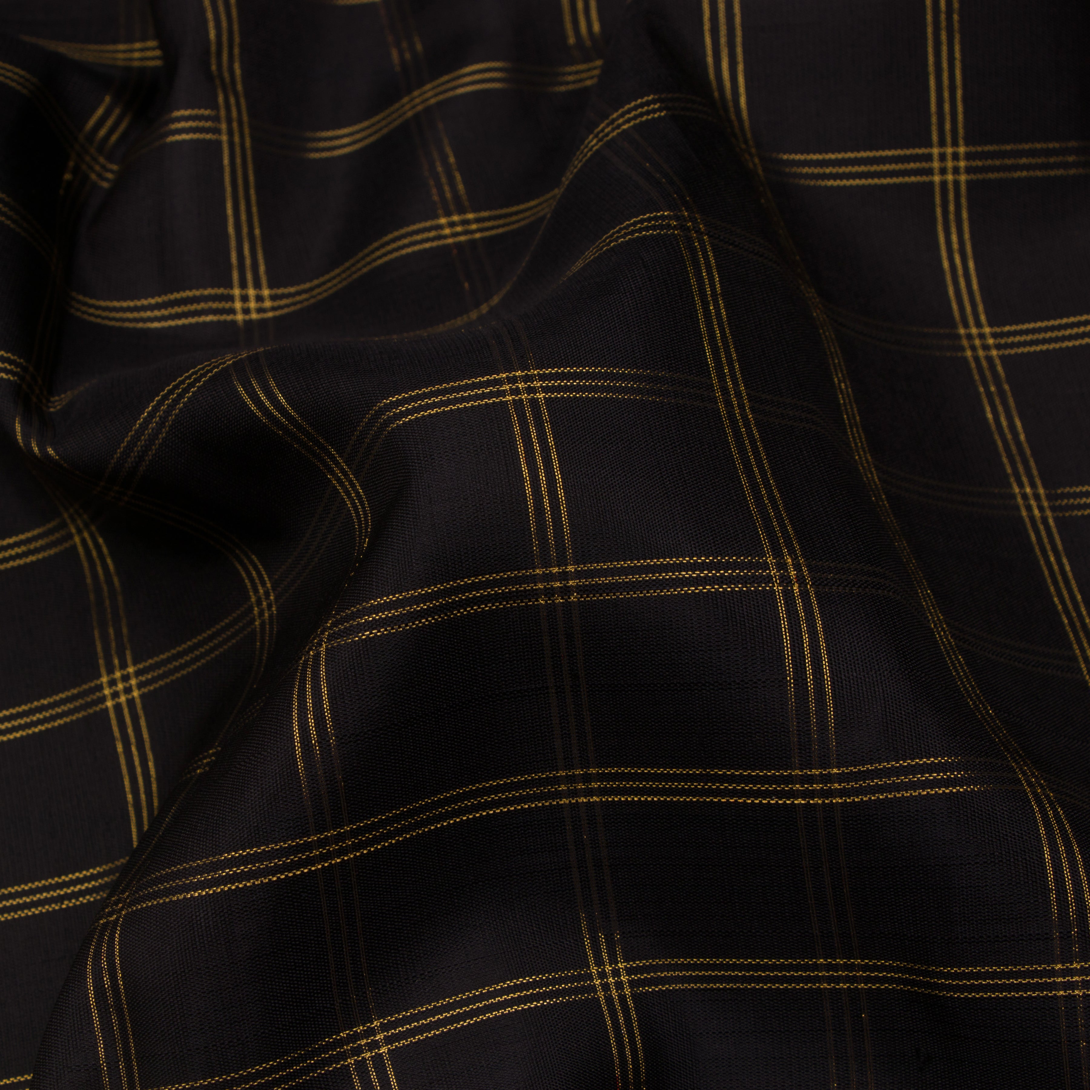 Kanakavalli Kattam - Vari Silk Blouse Length 24-110-HB001-02066 - Fabric  View