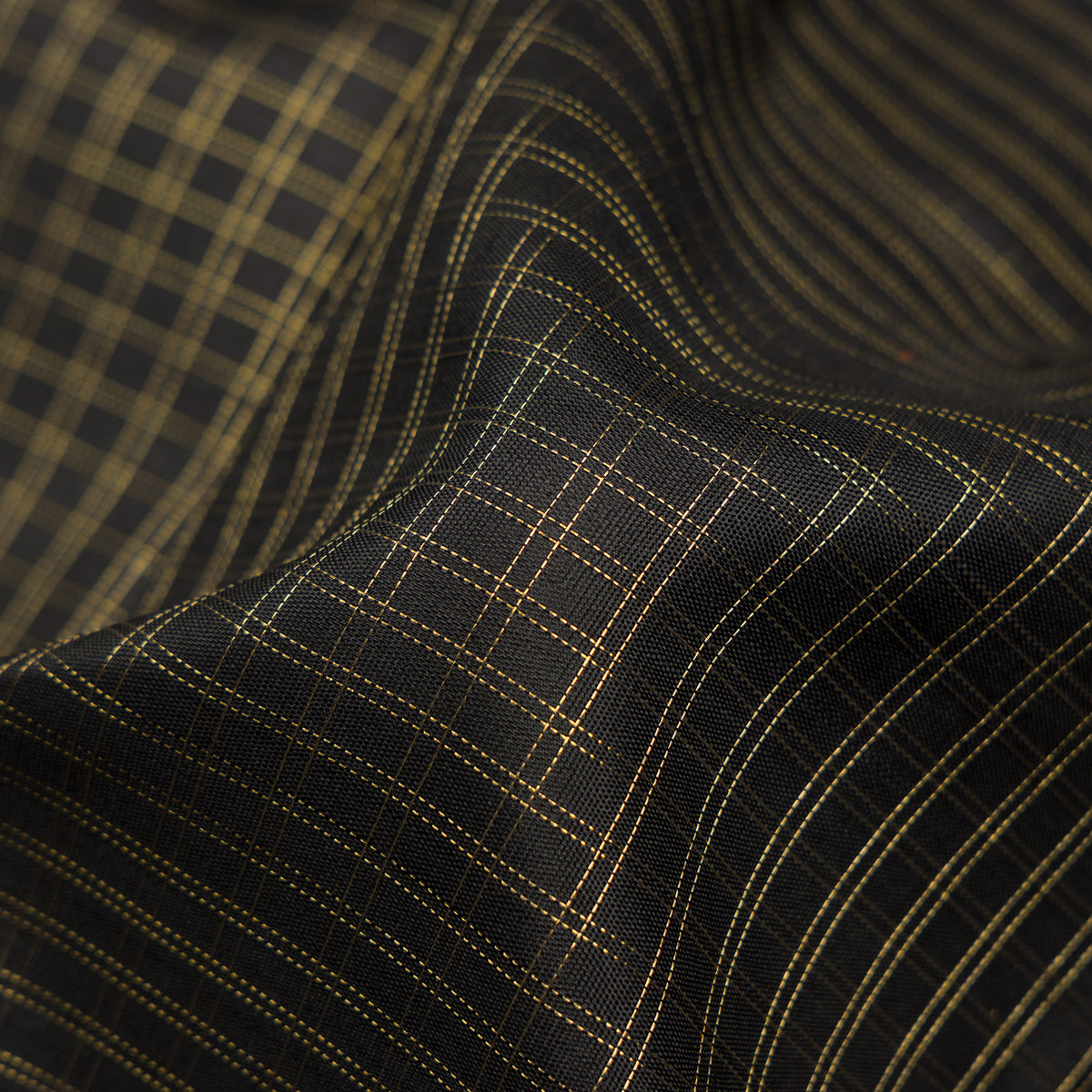 Kanakavalli Kattam - Vari Silk Blouse Length 24-110-HB001-04214 - Fabric View