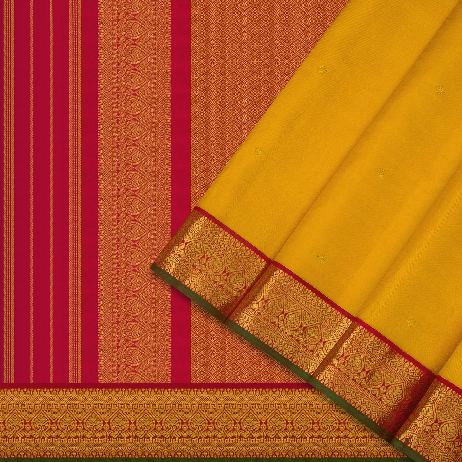 Kanakavalli Kanjivaram Silk Sari 24-110-HS001-14673 - Cover View