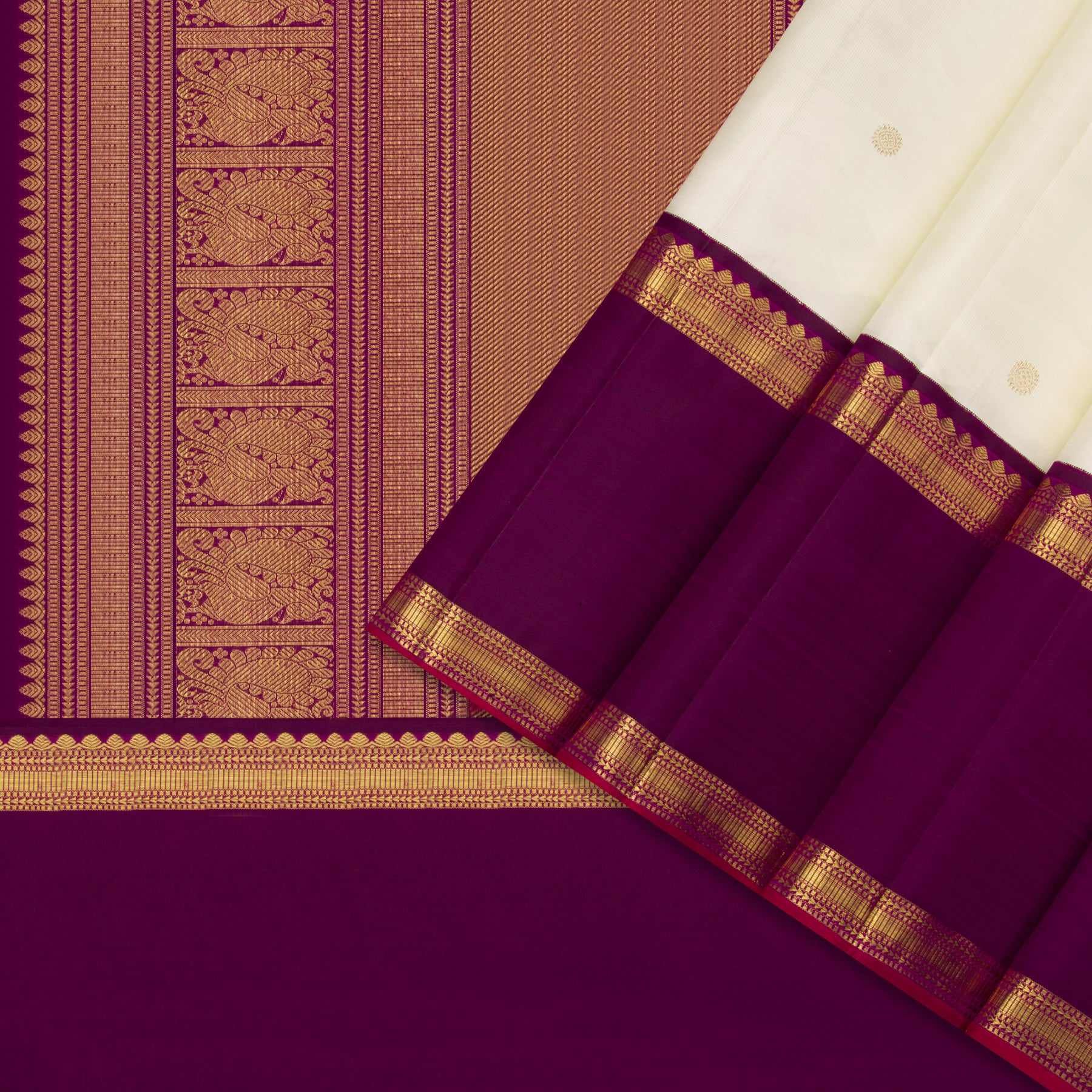 Kanakavalli Kanjivaram Silk Sari 24-110-HS001-00230 - Cover View