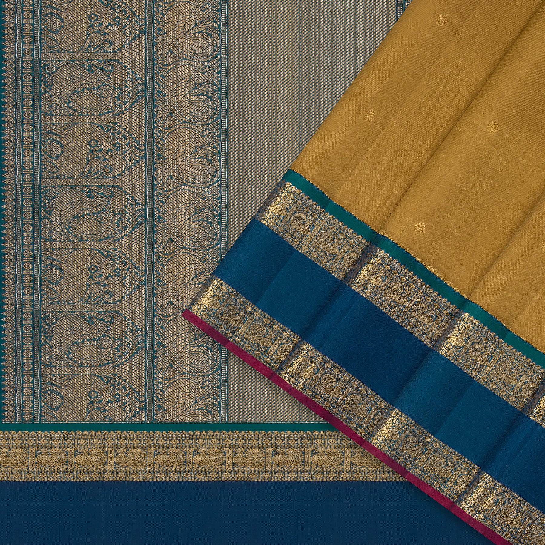 Kanakavalli Kanjivaram Silk Sari 24-110-HS001-00540 - Cover View