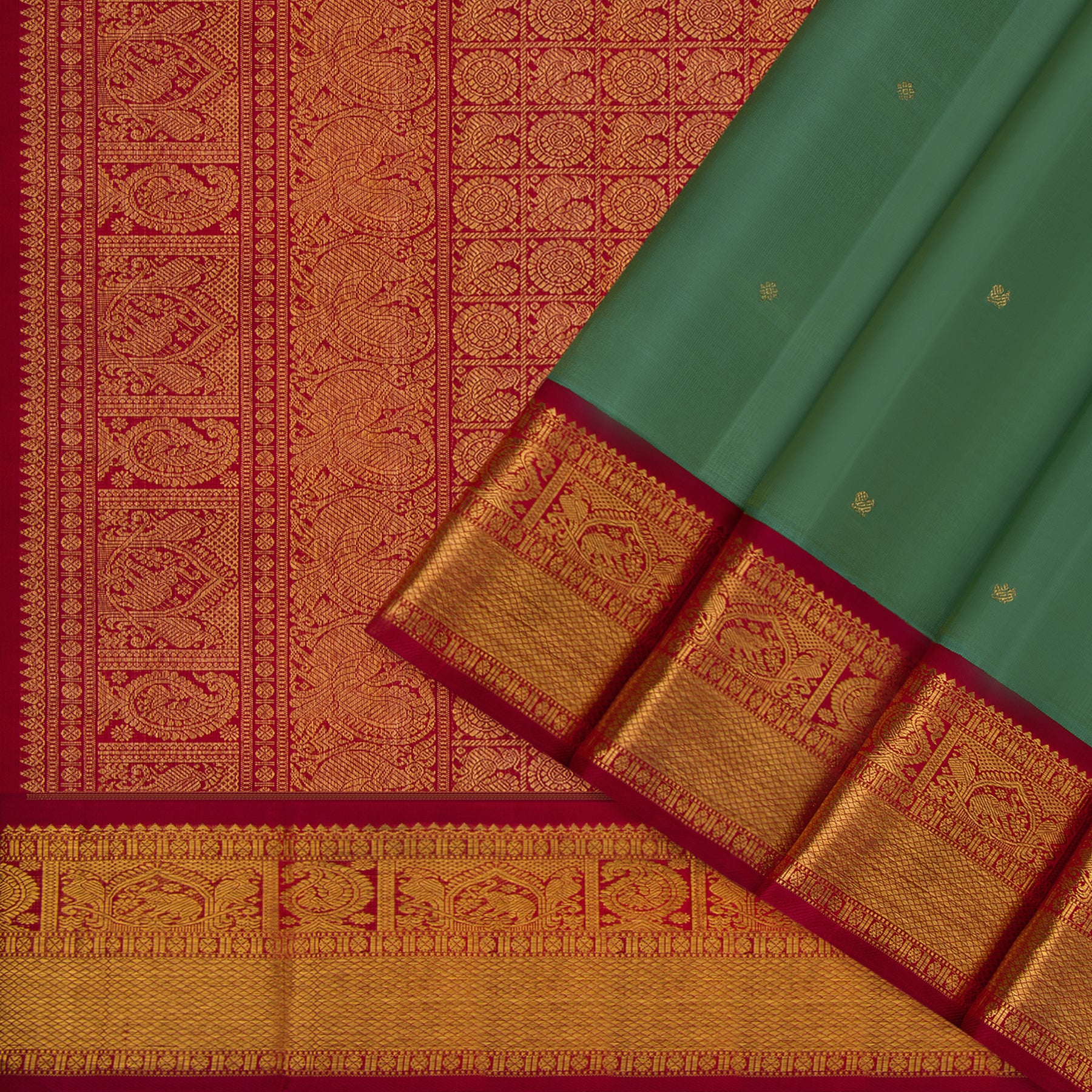 Kanakavalli Kanjivaram Silk Sari 24-110-HS001-00541 - Cover View