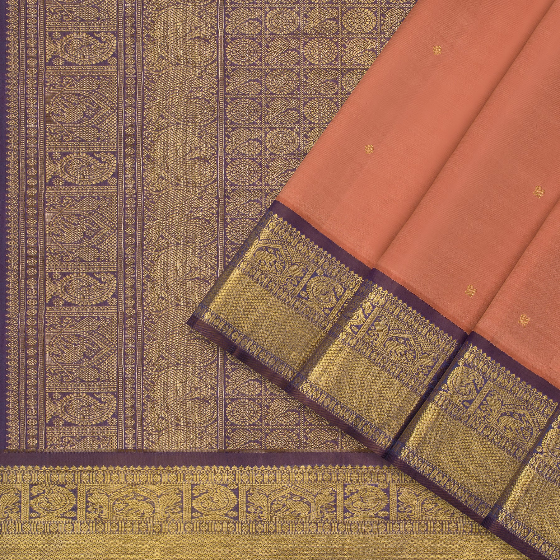 Kanakavalli Kanjivaram Silk Sari 24-110-HS001-00542 - Cover View