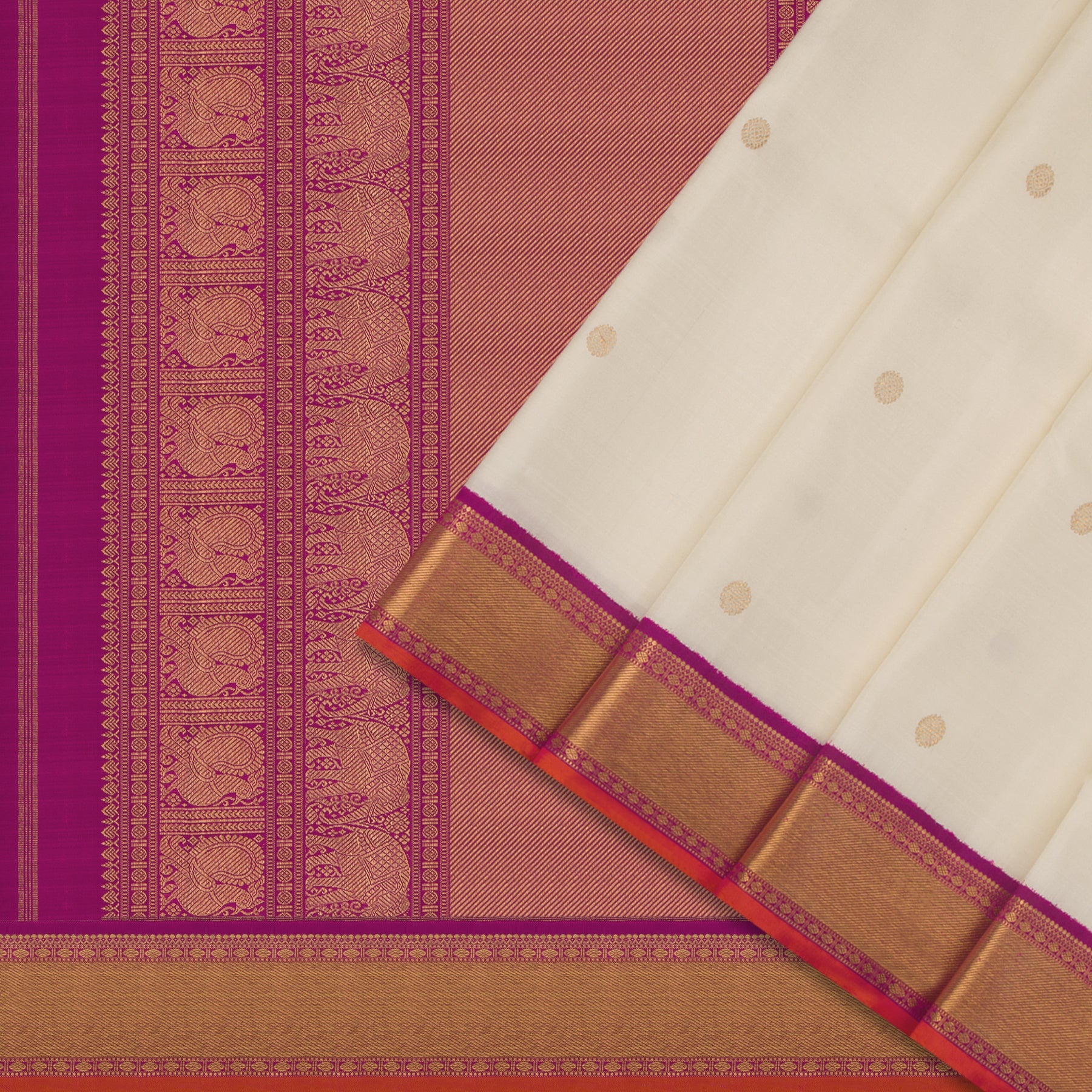 Kanakavalli Kanjivaram Silk Sari 24-110-HS001-00544 - Cover View