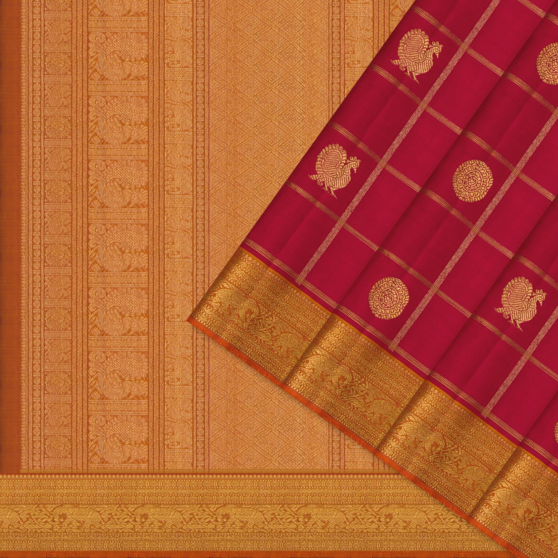 Kanakavalli Kanjivaram Silk Sari 24-110-HS001-00553 - Cover View