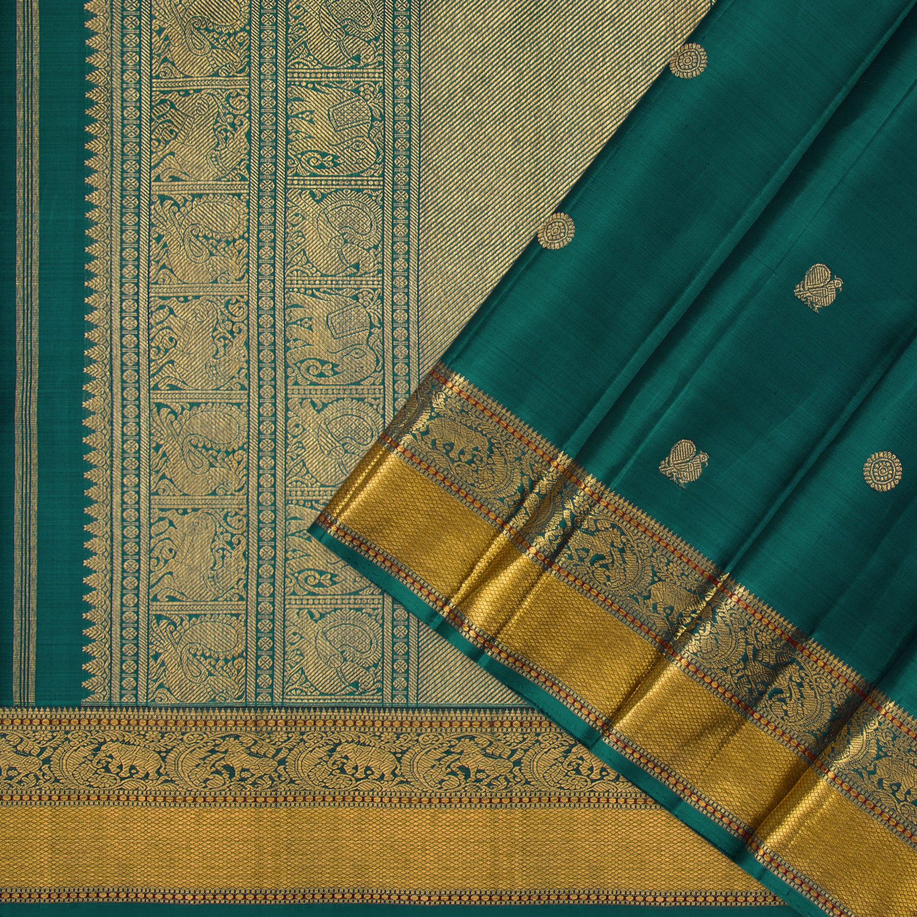 Kanakavalli Kanjivaram Silk Sari 24-110-HS001-00558 - Cover View