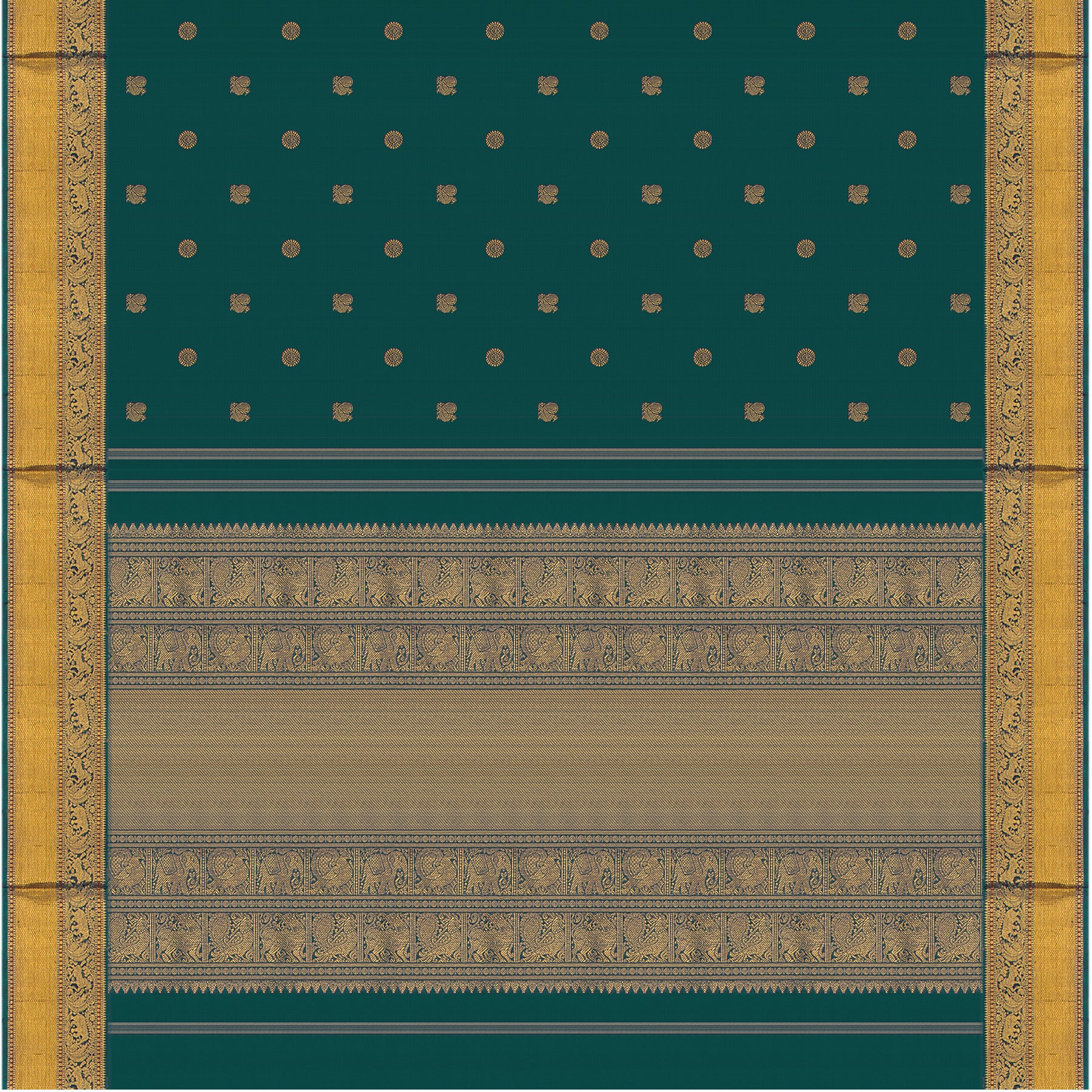 Kanakavalli Kanjivaram Silk Sari 24-110-HS001-00558 - Full View