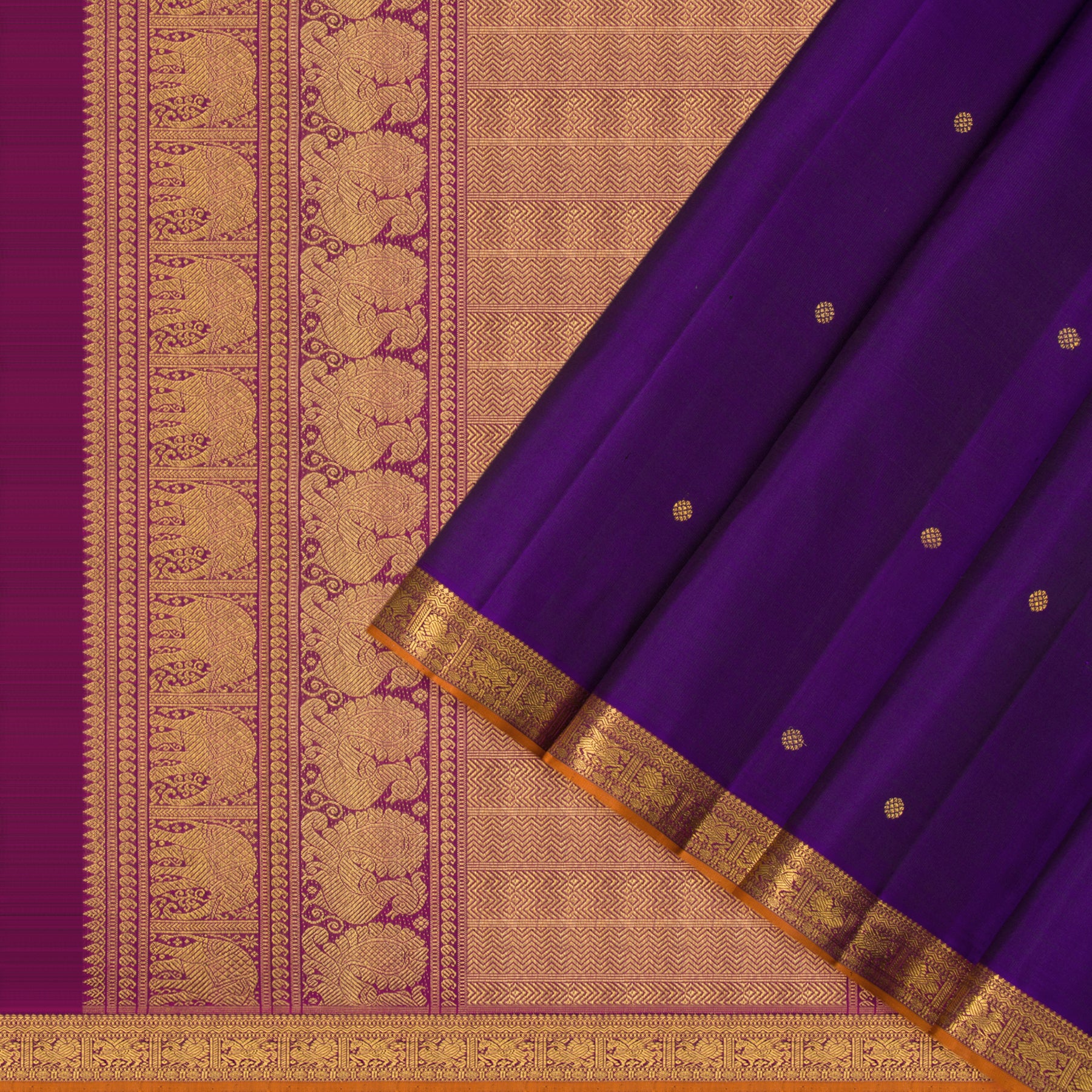 Kanakavalli Kanjivaram Silk Sari 24-110-HS001-00561 - Cover View