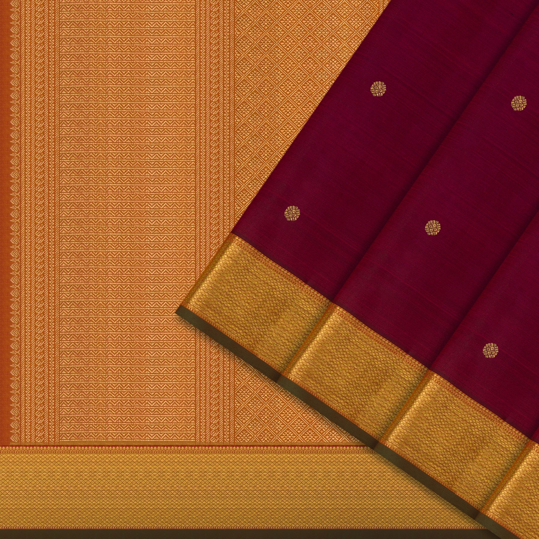 Kanakavalli Kanjivaram Silk Sari 24-110-HS001-00586 - Cover View