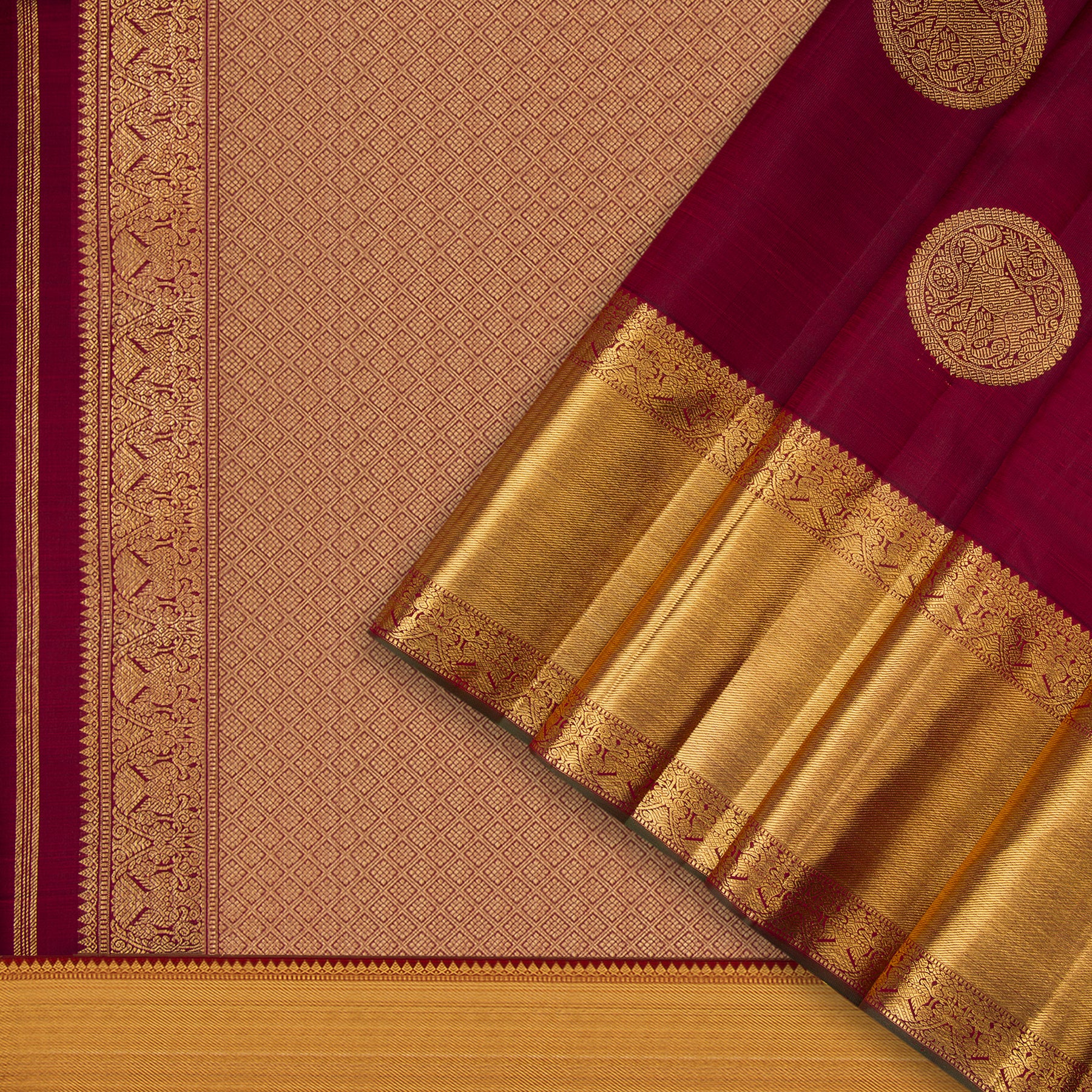 Kanakavalli Kanjivaram Silk Sari 24-110-HS001-00602 - Cover View