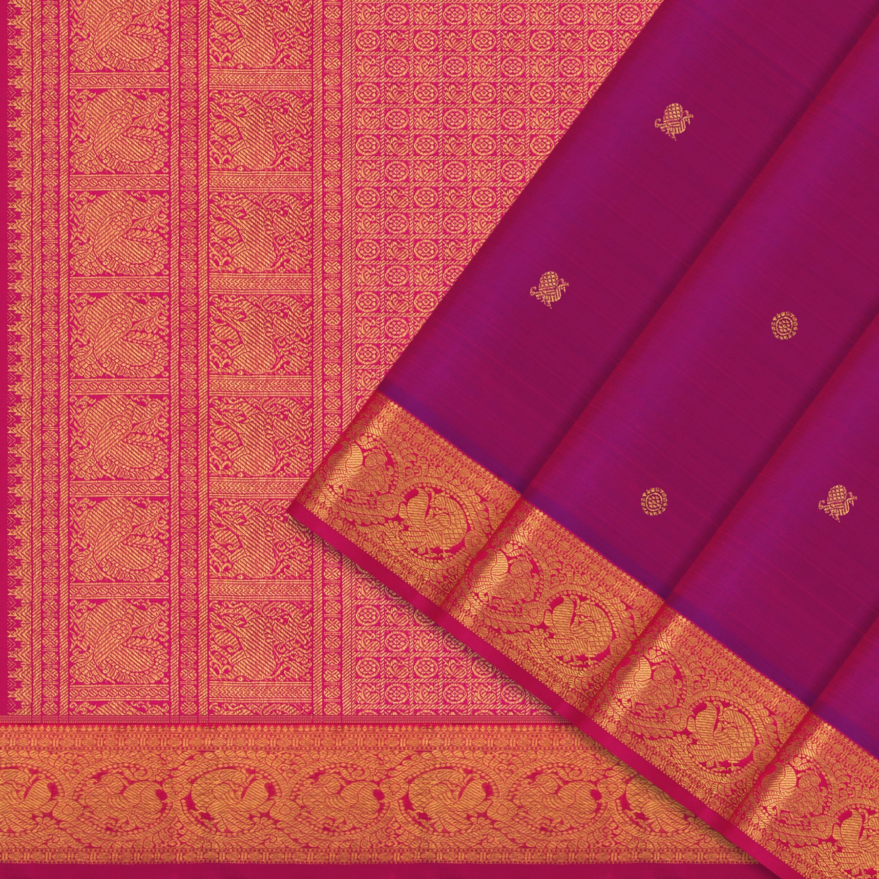 Kanakavalli Kanjivaram Silk Sari 24-110-HS001-00604 - Cover View
