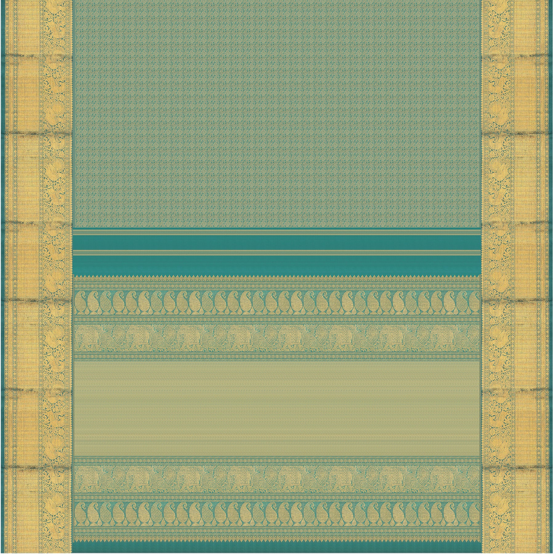 Kanakavalli Kanjivaram Silk Sari 24-110-HS001-00620 - Full View