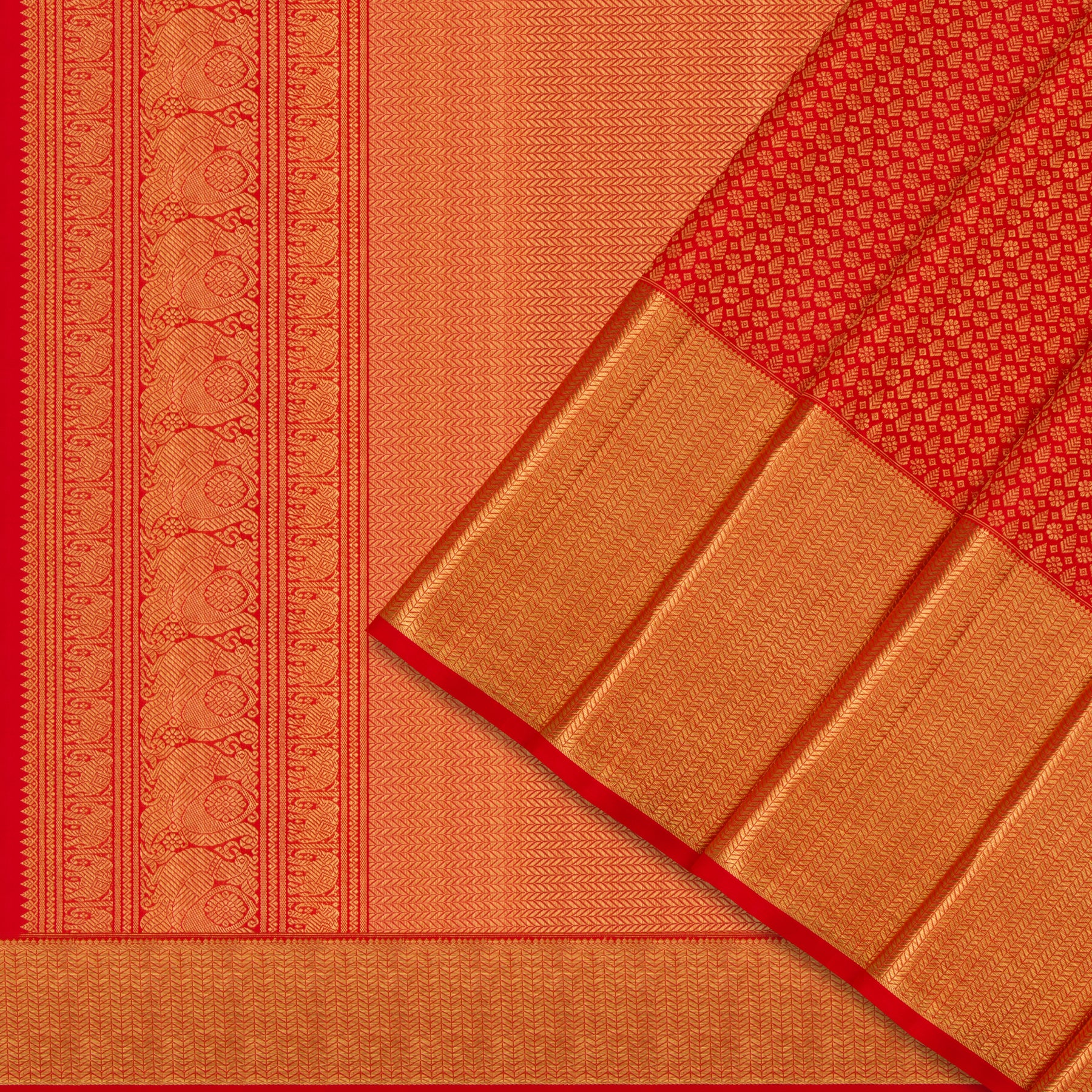 Kanakavalli Kanjivaram Silk Sari 24-110-HS001-00955 - Cover View