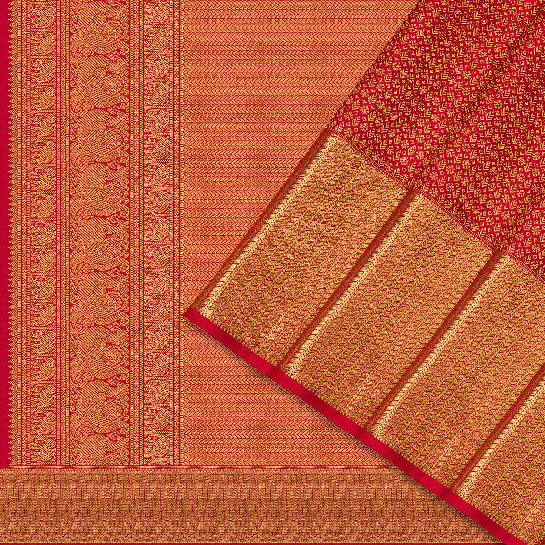 Kanakavalli Kanjivaram Silk Sari 24-110-HS001-00962 - Cover View