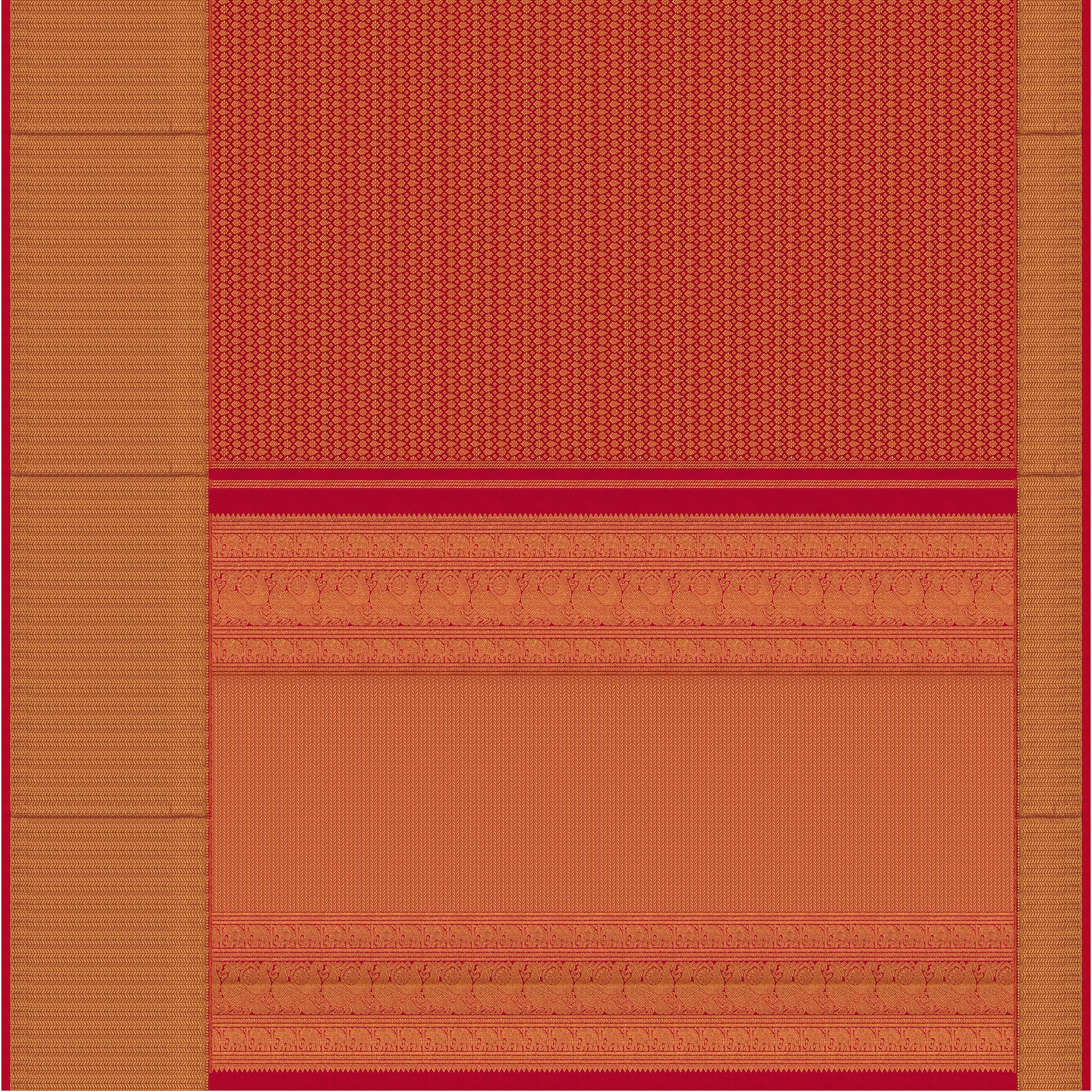 Kanakavalli Kanjivaram Silk Sari 24-110-HS001-00962 - Full View