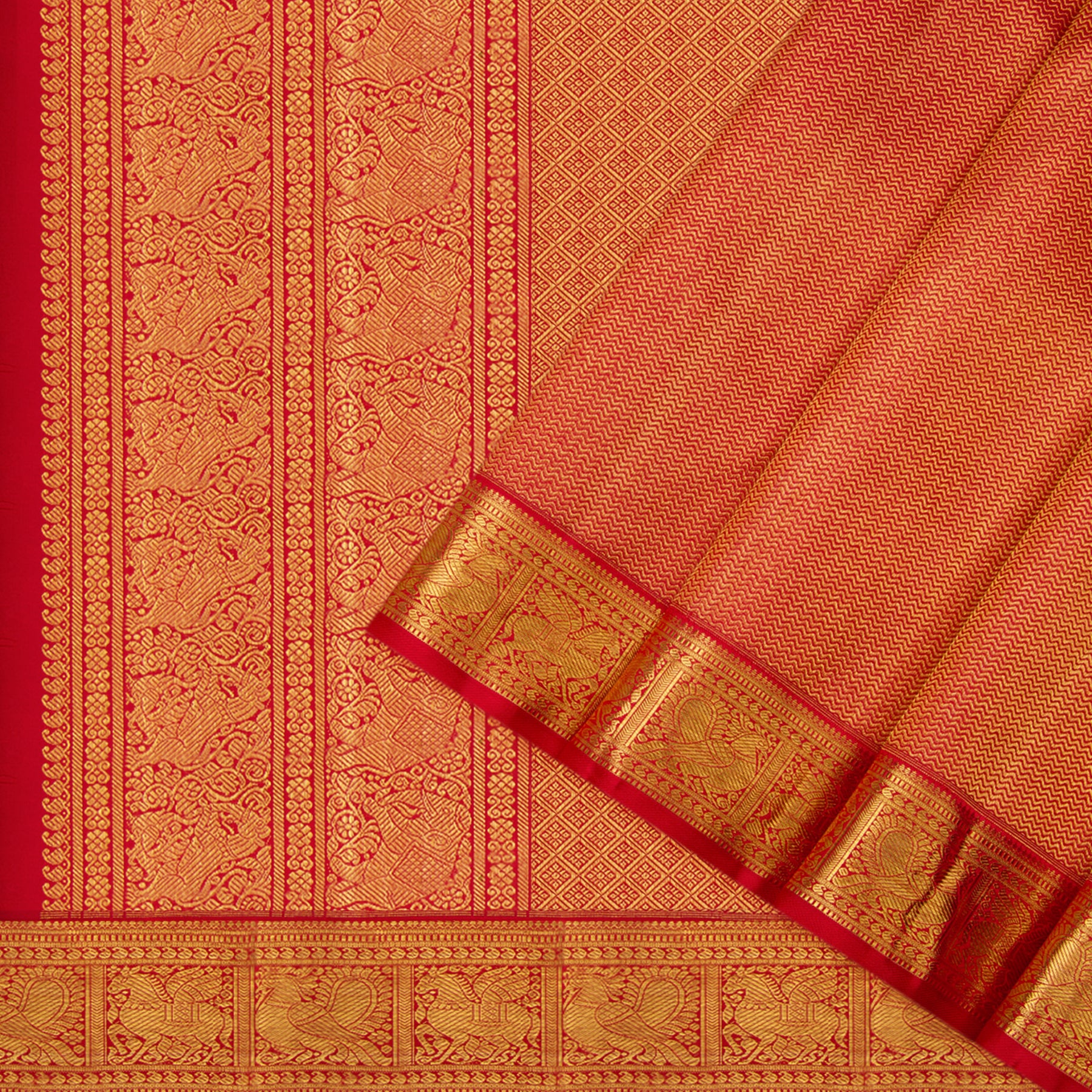 Kanakavalli Kanjivaram Silk Sari 24-110-HS001-00973 - Cover View