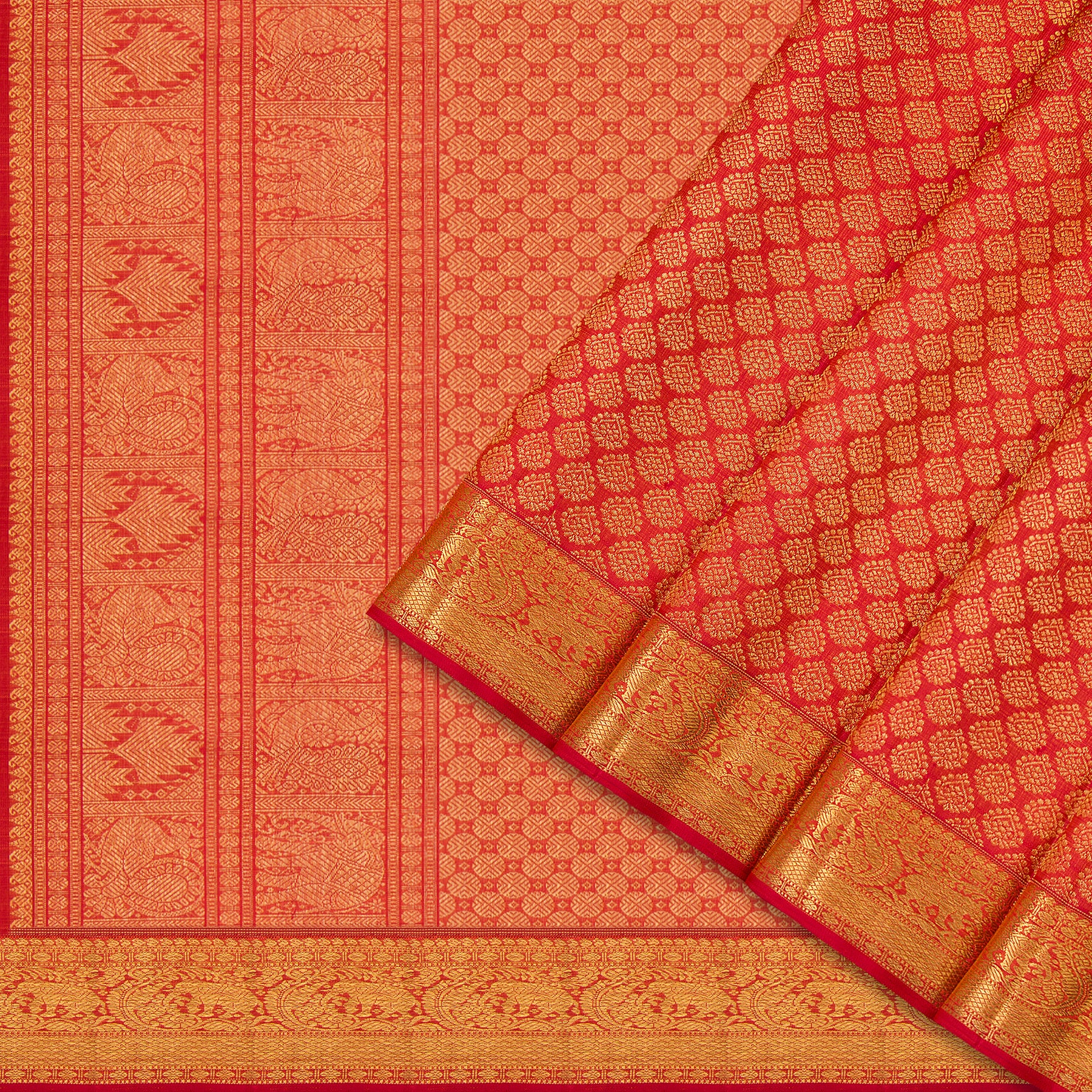 Kanakavalli Kanjivaram Silk Sari 24-110-HS001-01003 - Cover View