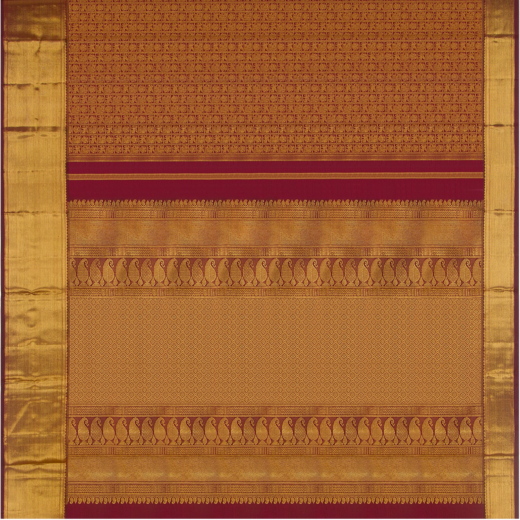 Kanakavalli Kanjivaram Silk Sari 24-110-HS001-01017 - Full View