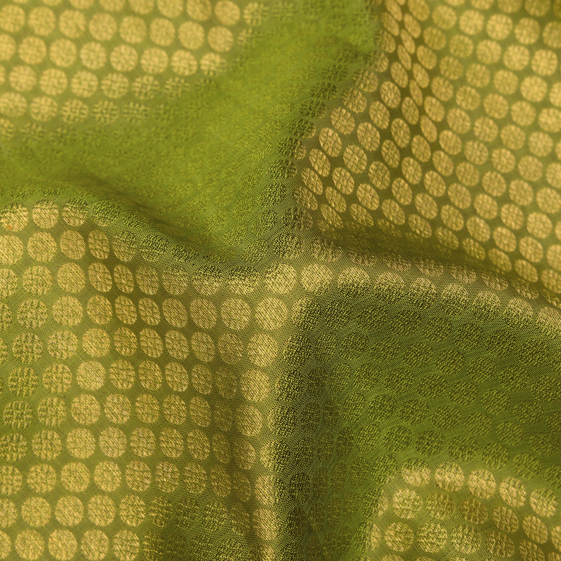 Kanakavalli Kanjivaram Silk Sari 24-110-HS001-01024 - Fabric View