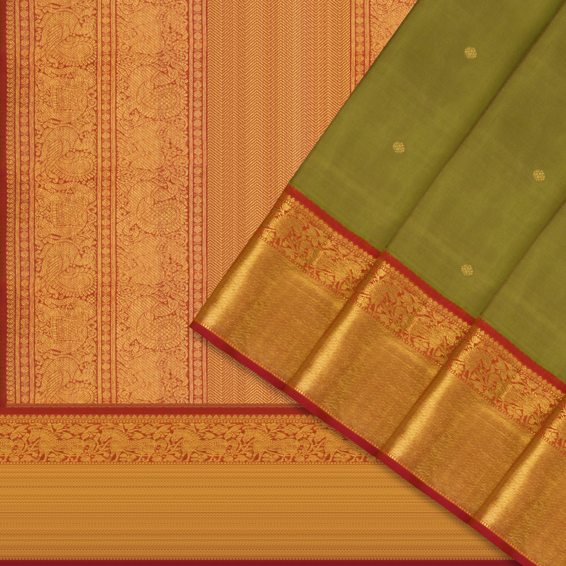 Kanakavalli Kanjivaram Silk Sari 24-110-HS001-01751 - Cover View