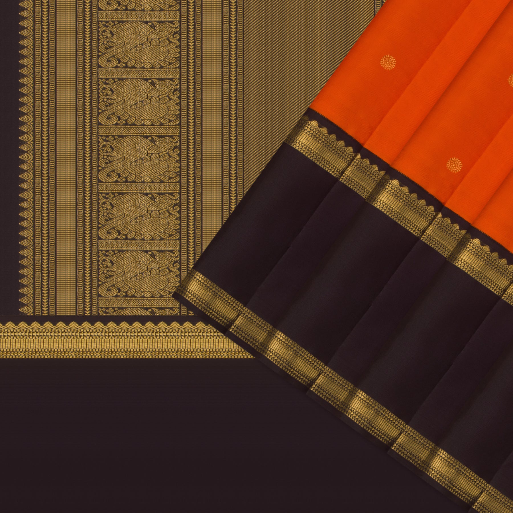 Kanakavalli Kanjivaram Silk Sari 24-110-HS001-01758 - Cover View