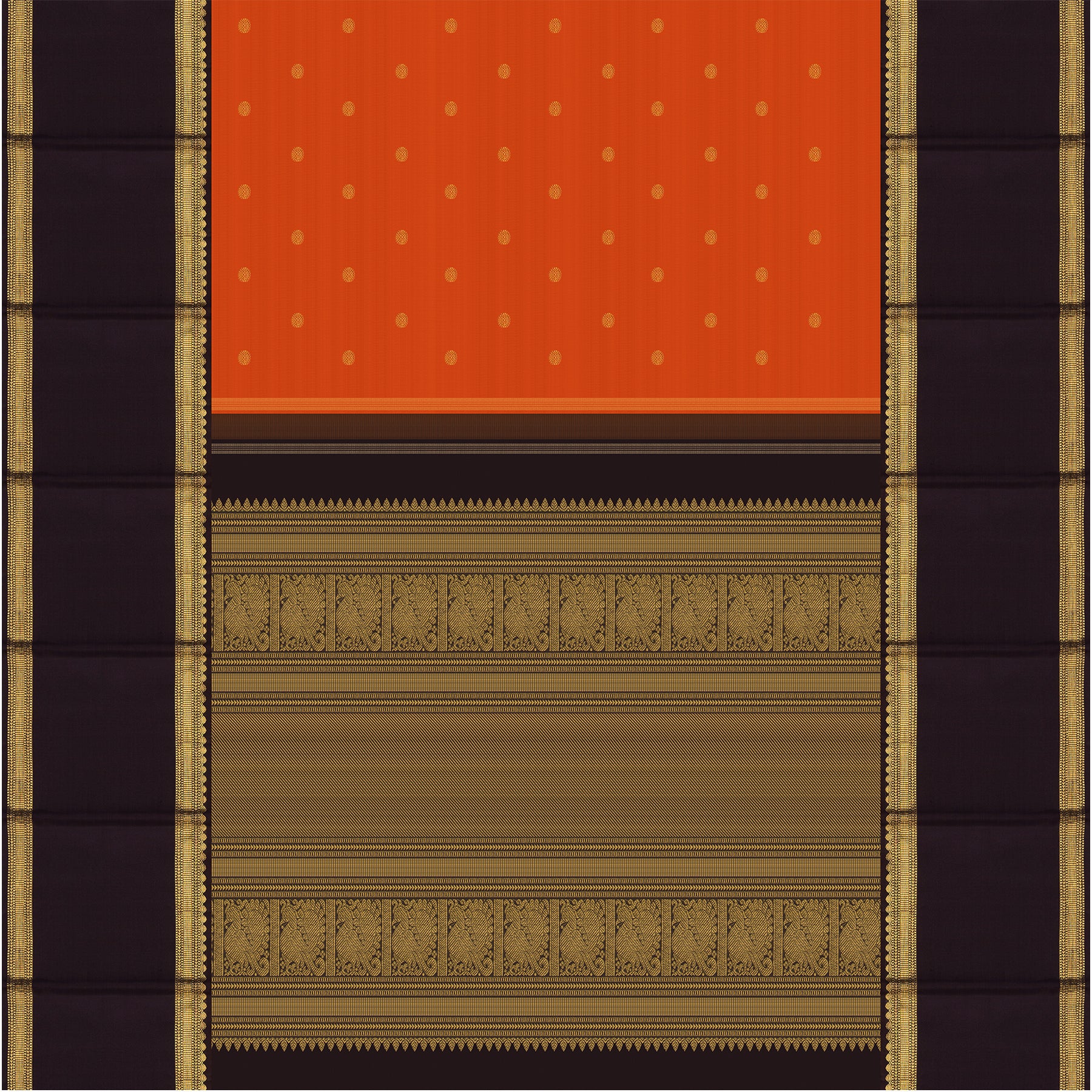 Kanakavalli Kanjivaram Silk Sari 24-110-HS001-01758 - Full View