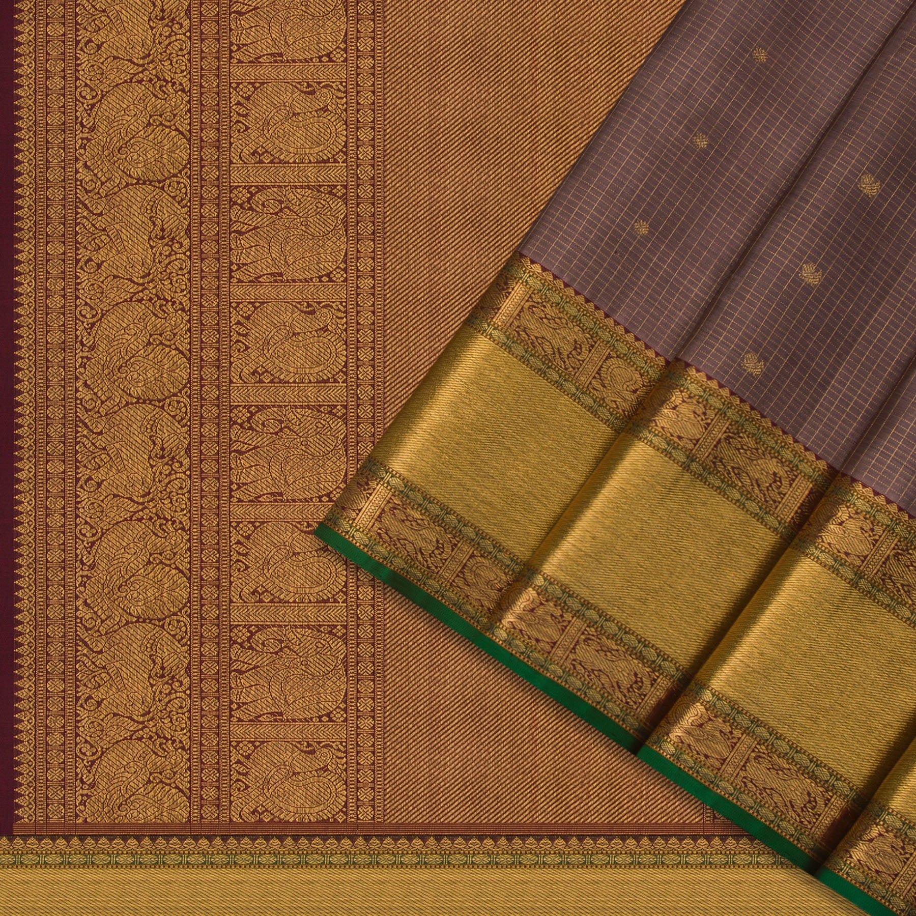 Kanakavalli Kanjivaram Silk Sari 24-110-HS001-01777 - Cover View