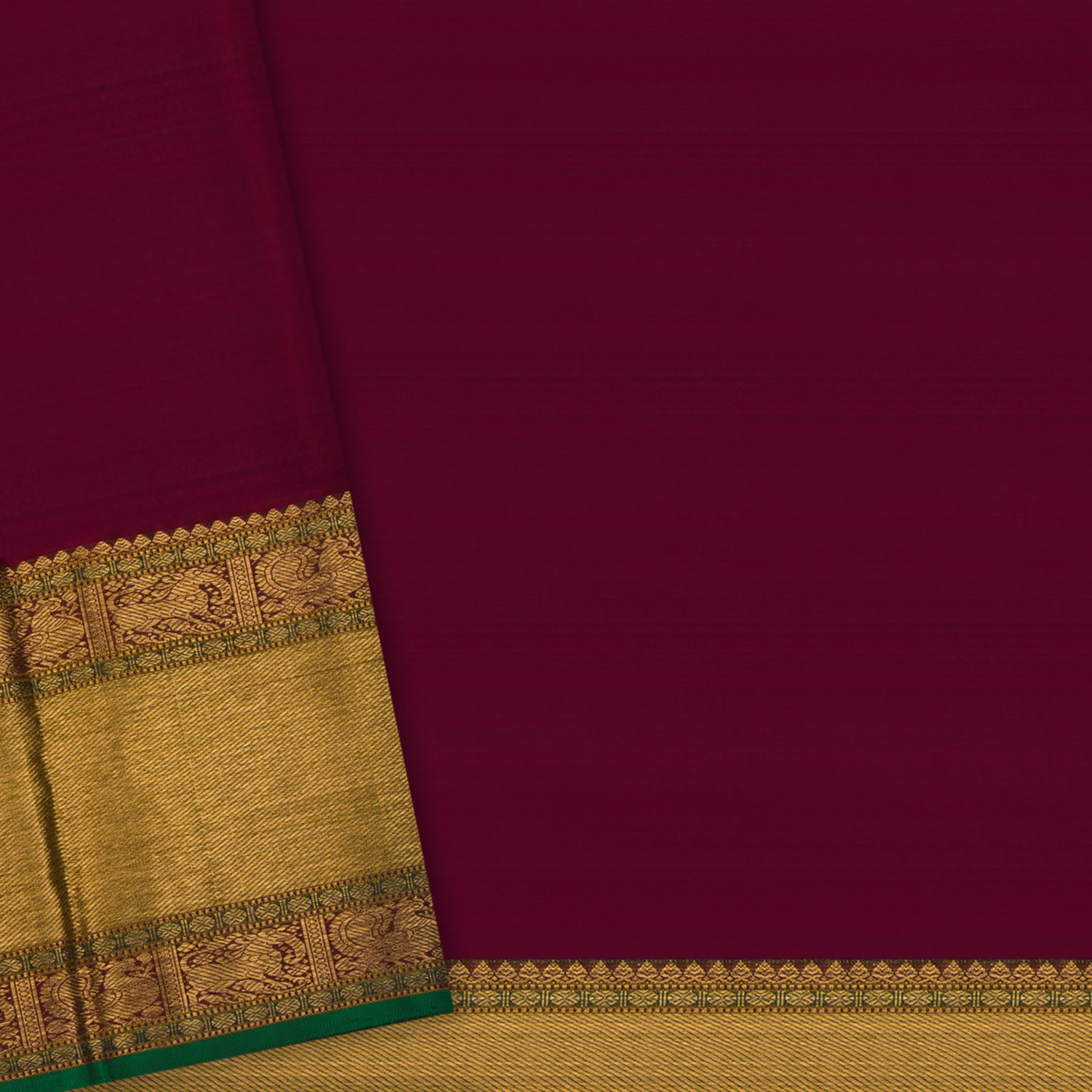 Kanakavalli Kanjivaram Silk Sari 24-110-HS001-01777 - Blouse View