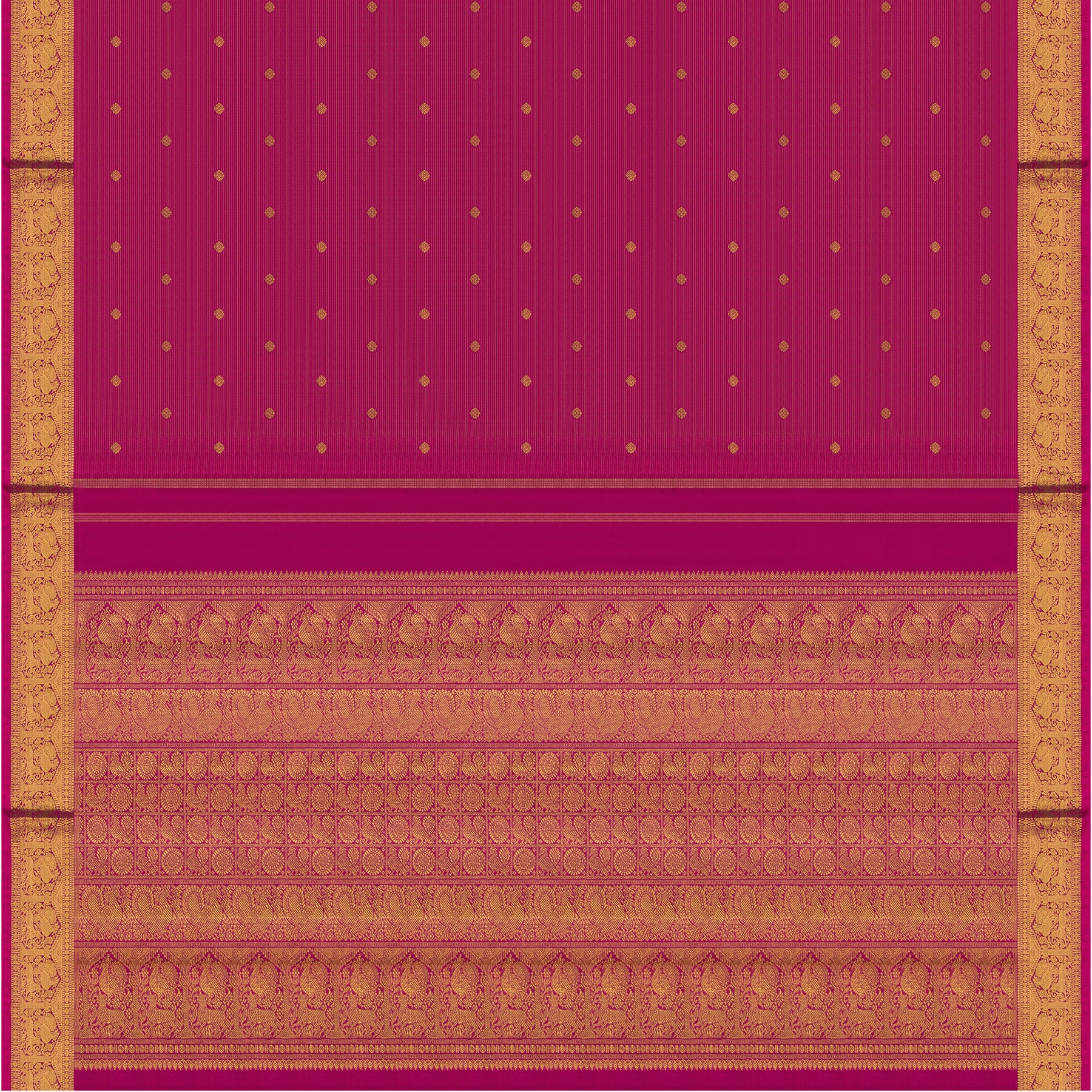 Kanakavalli Kanjivaram Silk Sari 24-110-HS001-01779 - Full View 