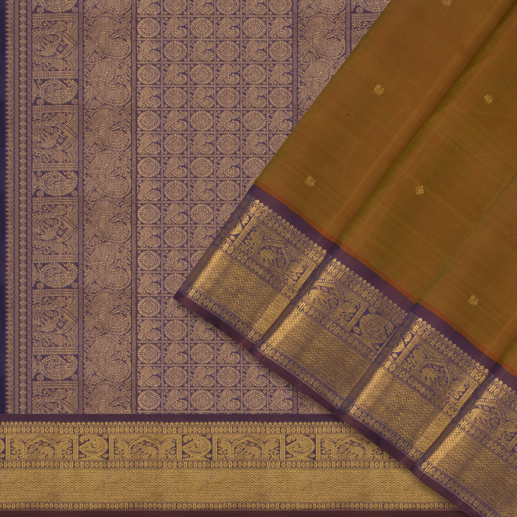 Kanakavalli Kanjivaram Silk Sari 24-110-HS001-01832 - Cover View