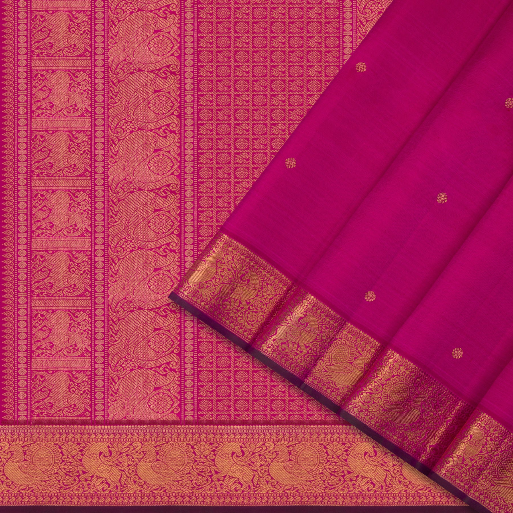 Kanakavalli Kanjivaram Silk Sari 24-110-HS001-01852 - Cover View