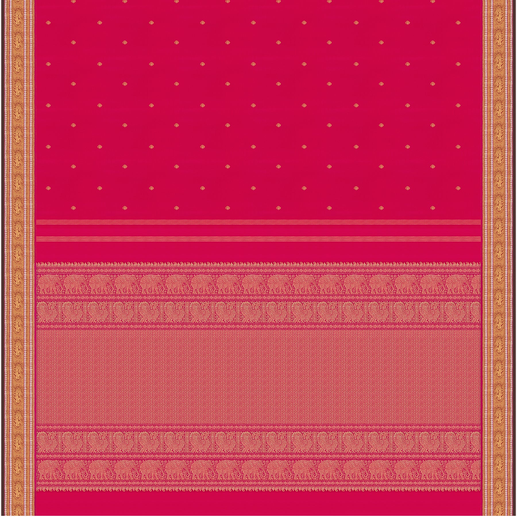 Kanakavalli Kanjivaram Silk Sari 24-110-HS001-01895 - Full View