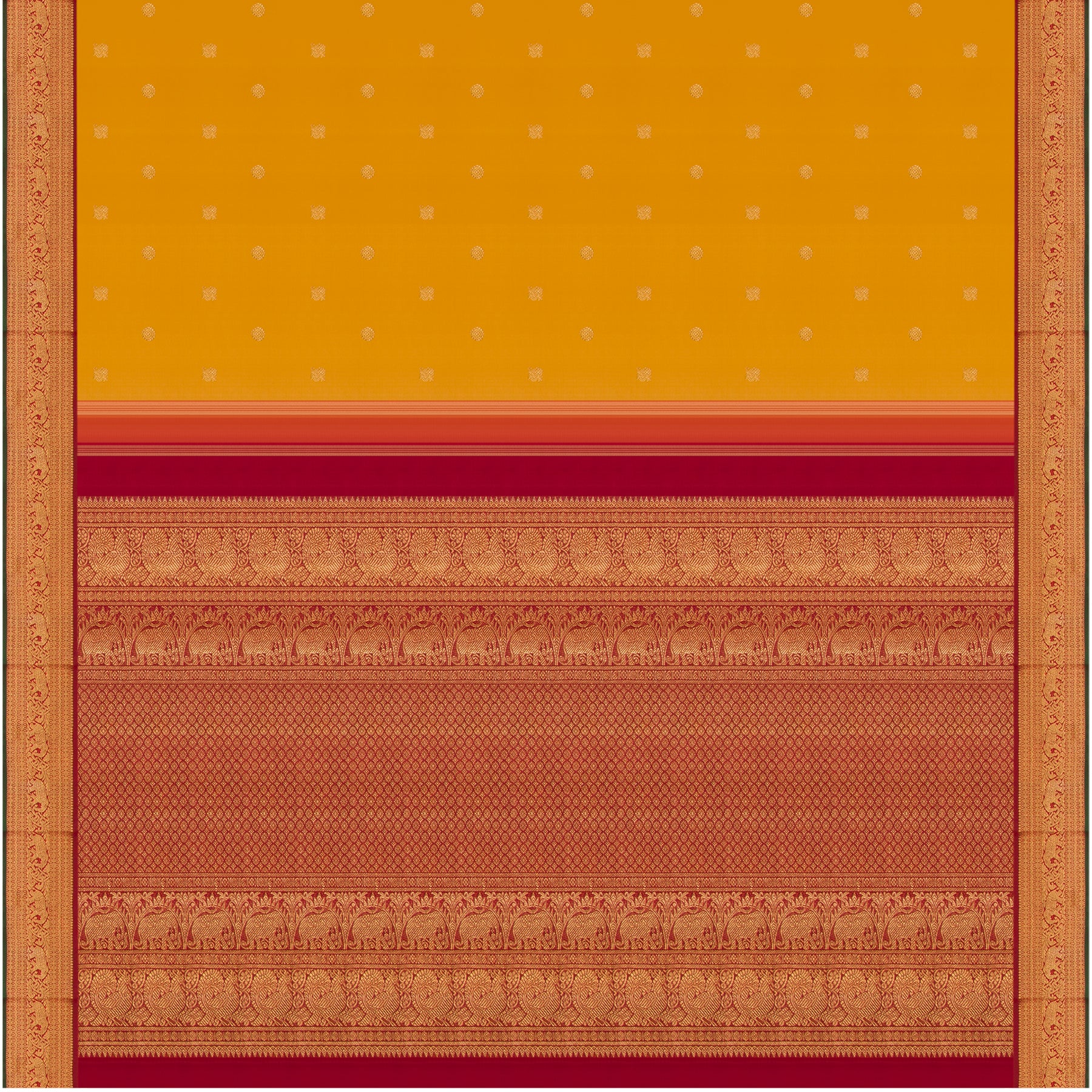 Kanakavalli Kanjivaram Silk Sari 24-110-HS001-01910 - Full View