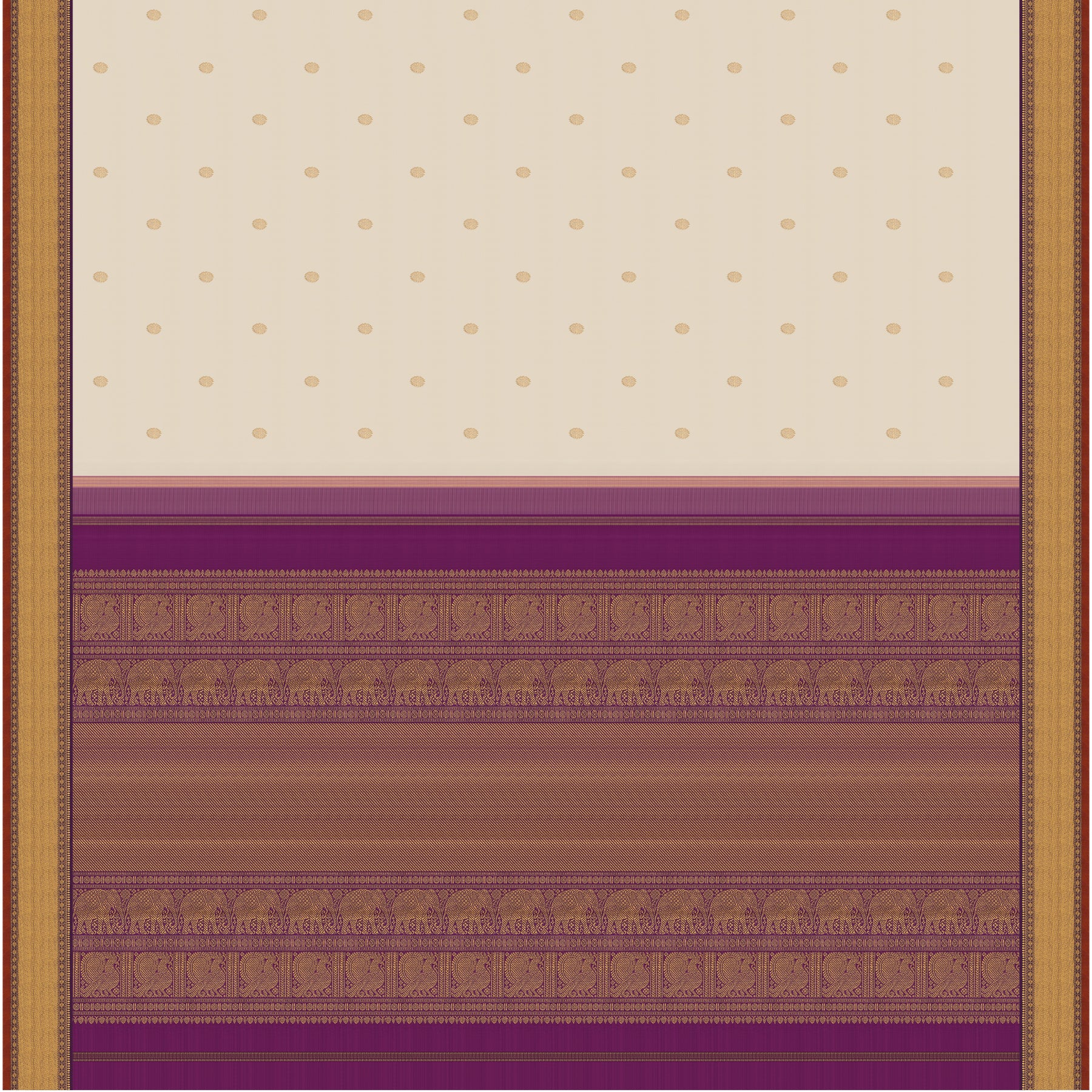 Kanakavalli Kanjivaram Silk Sari 24-110-HS001-01914 - Full View