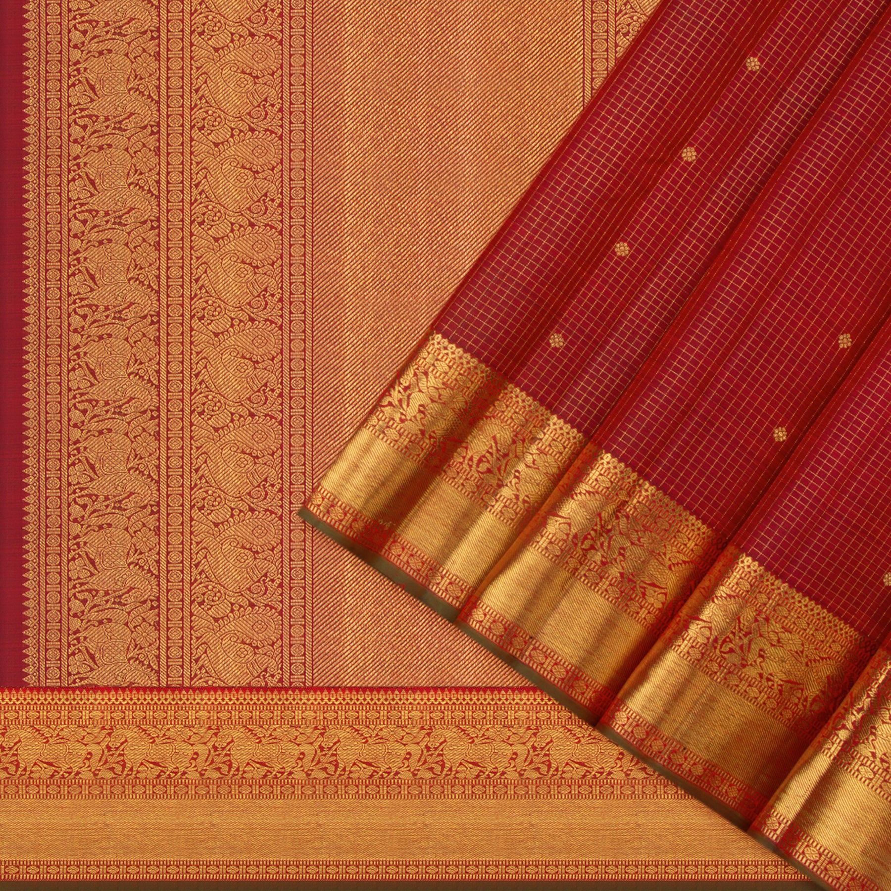 Kanakavalli Kanjivaram Silk Sari 24-110-HS001-01947 - Cover View