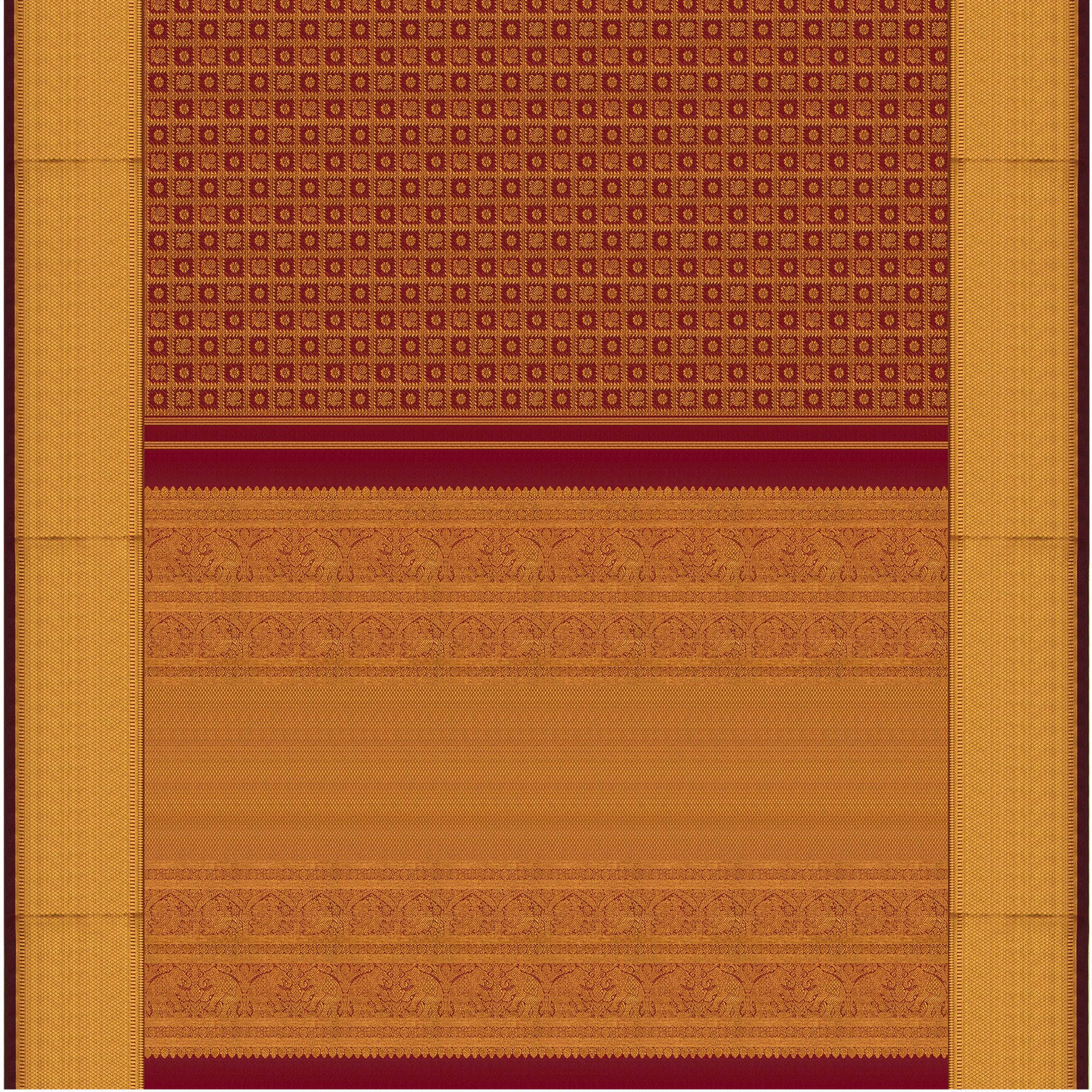 Kanakavalli Kanjivaram Silk Sari 24-110-HS001-01971 - Full View