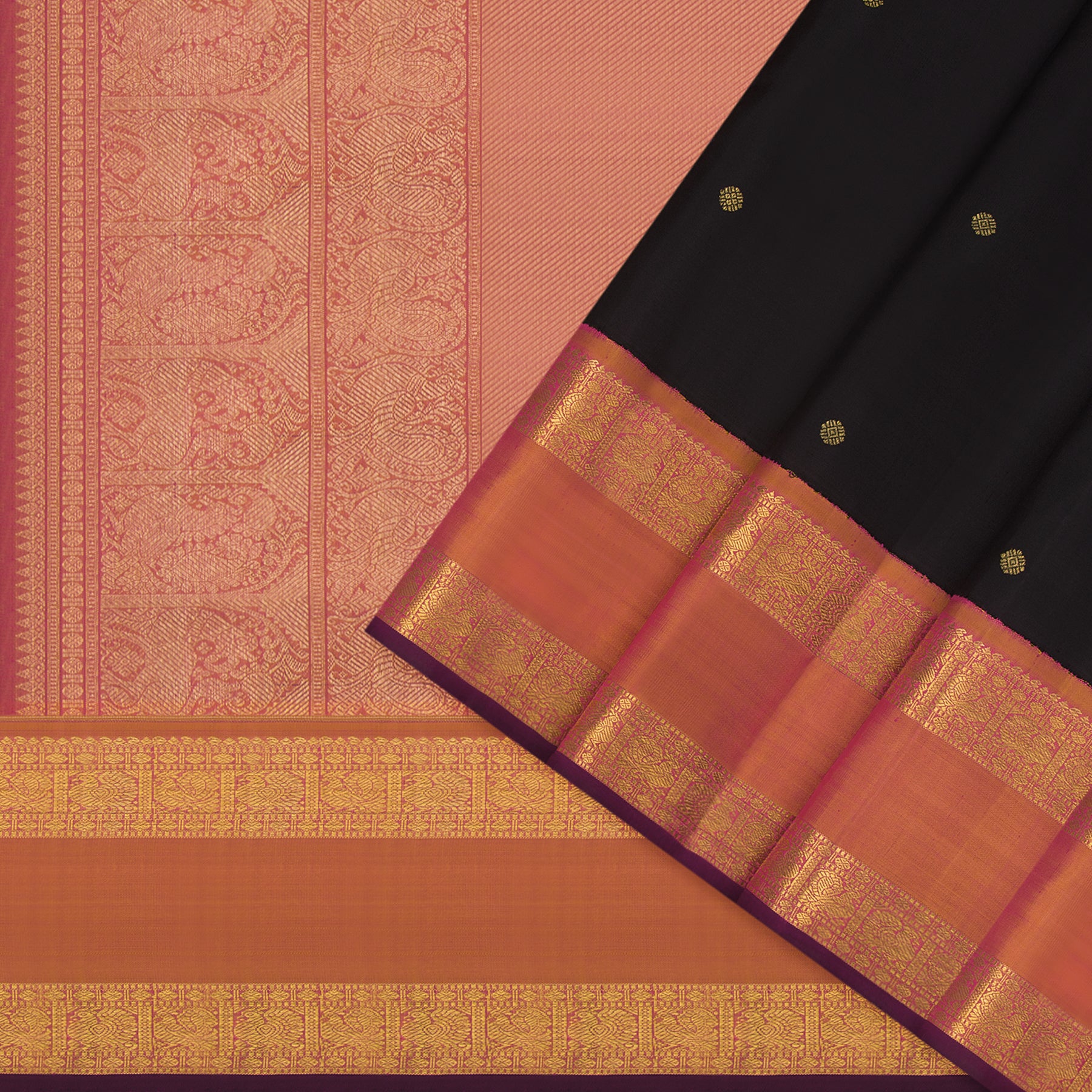 Kanakavalli Kanjivaram Silk Sari 24-110-HS001-02010 - Cover View