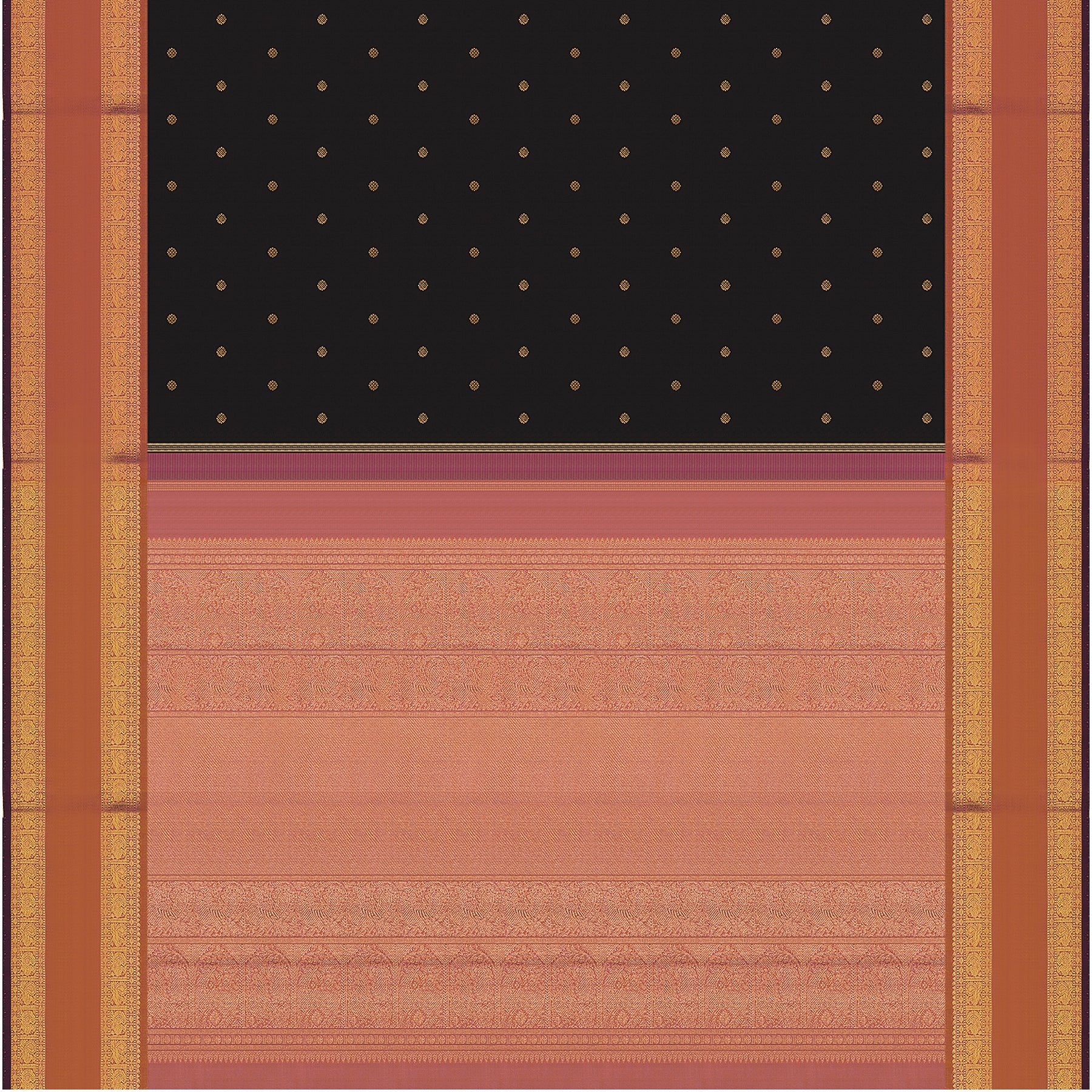 Kanakavalli Kanjivaram Silk Sari 24-110-HS001-02010 - Full View