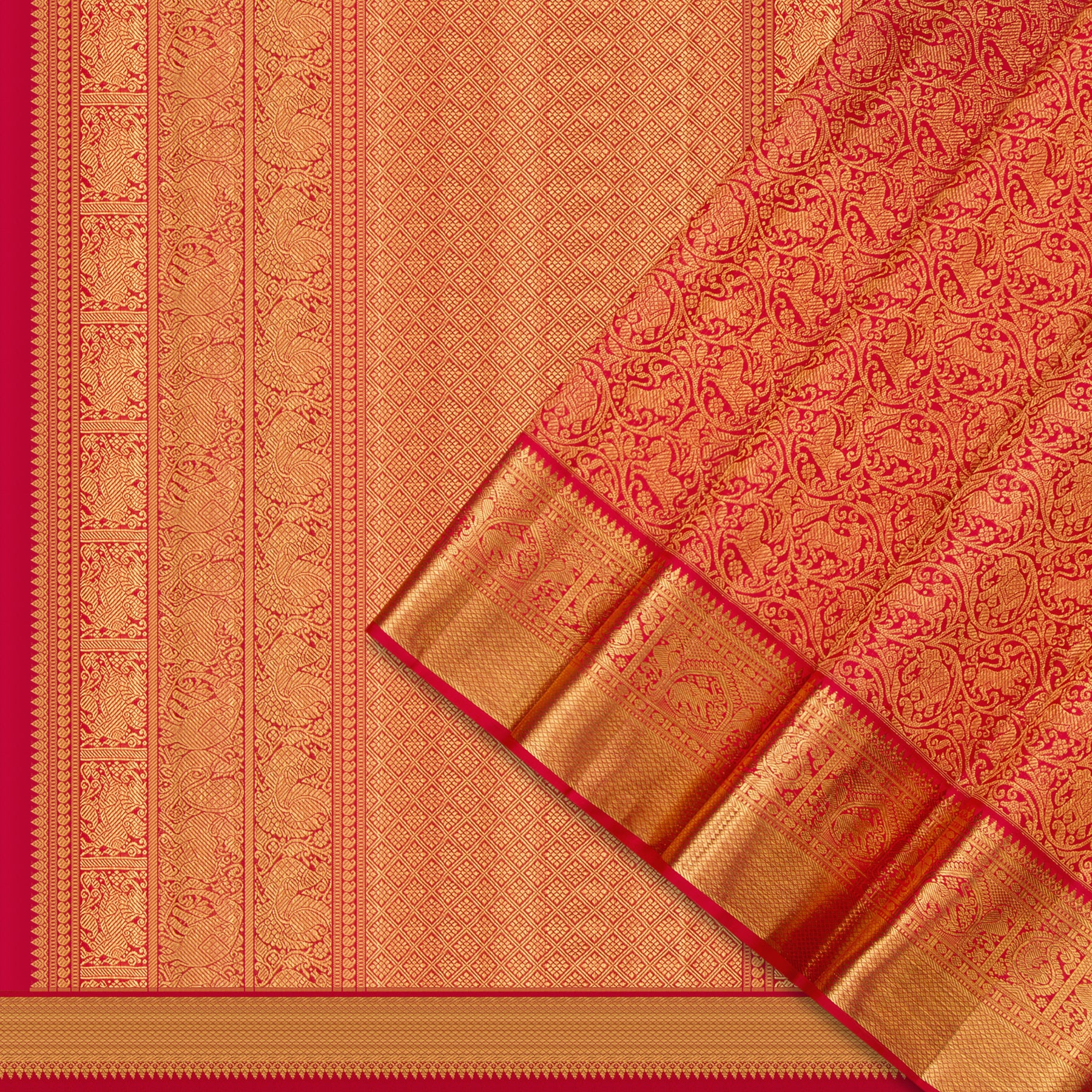 Kanakavalli Kanjivaram Silk Sari 24-110-HS001-02016 - Cover View