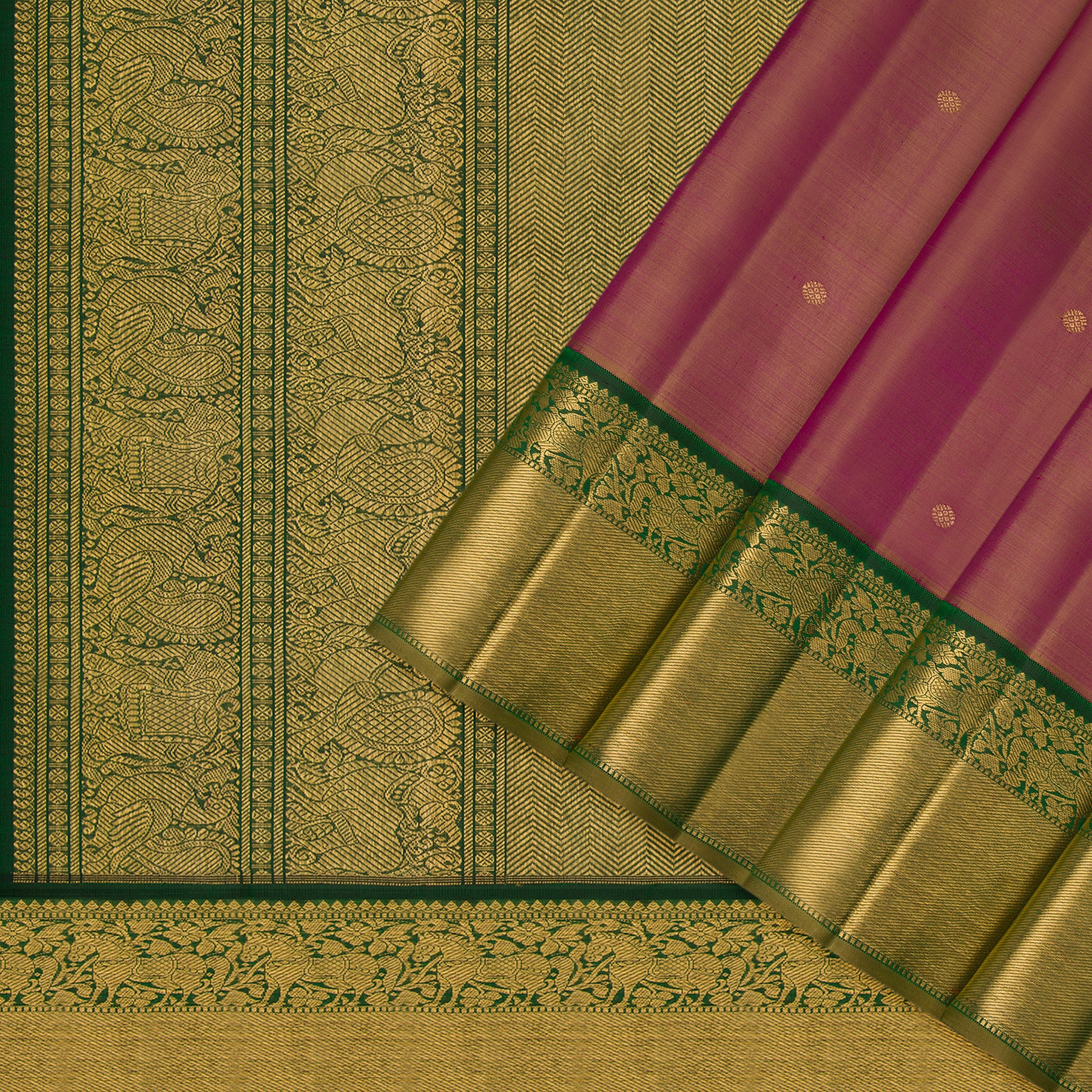 Kanakavalli Kanjivaram Silk Sari 24-110-HS001-02945 - Cover View