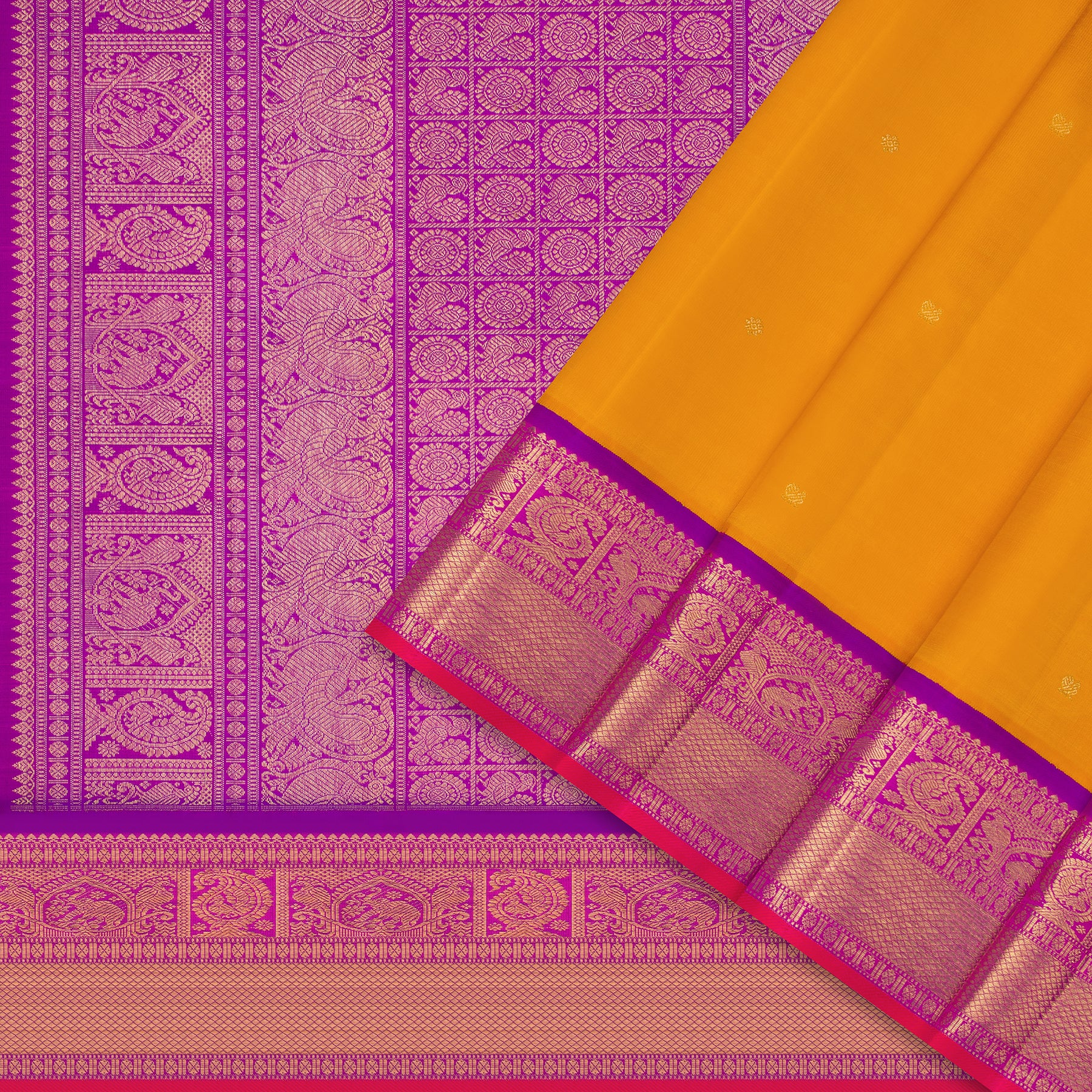 Kanakavalli Kanjivaram Silk Sari 24-110-HS001-02947 - Cover View