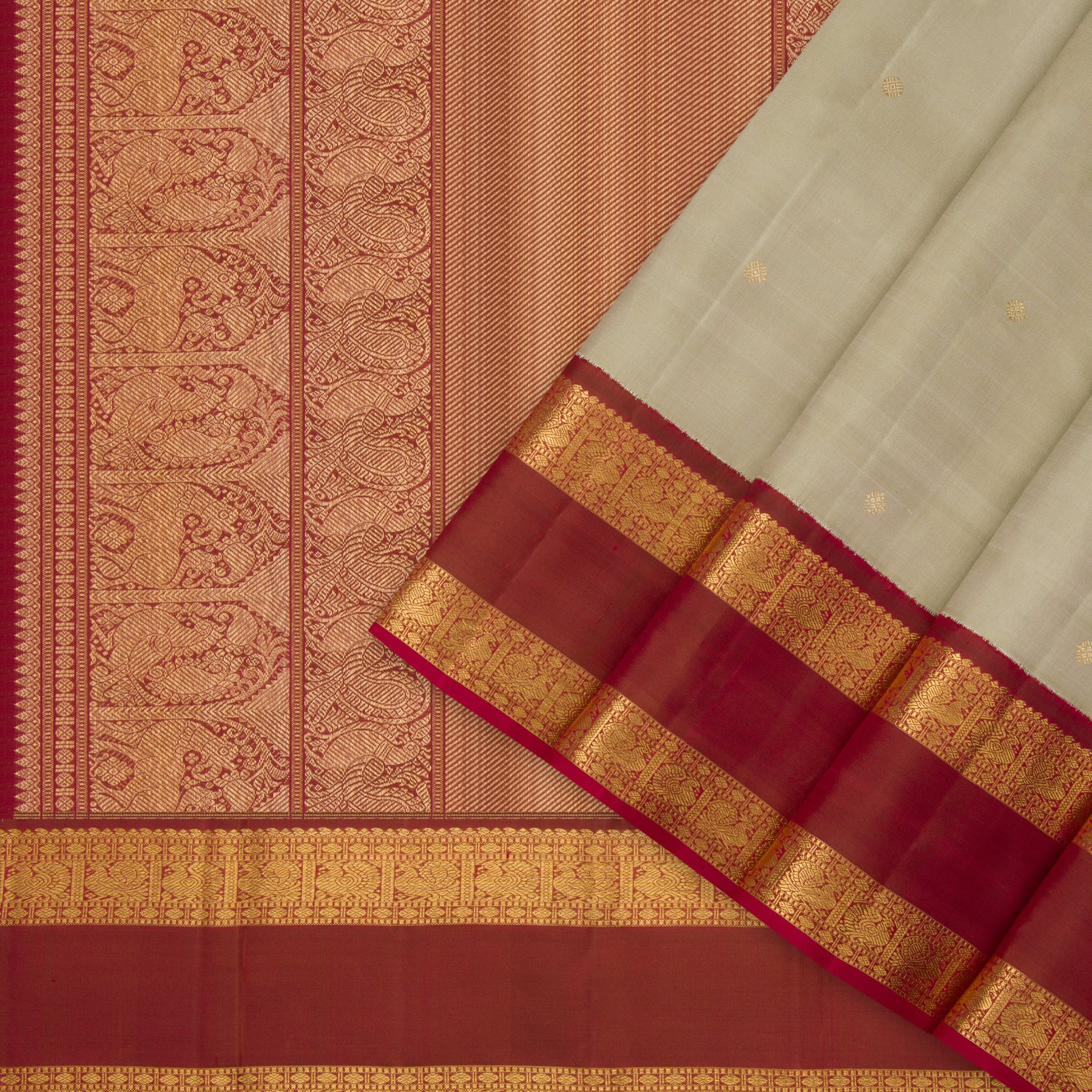 Kanakavalli Kanjivaram Silk Sari 24-110-HS001-02949 - Cover View