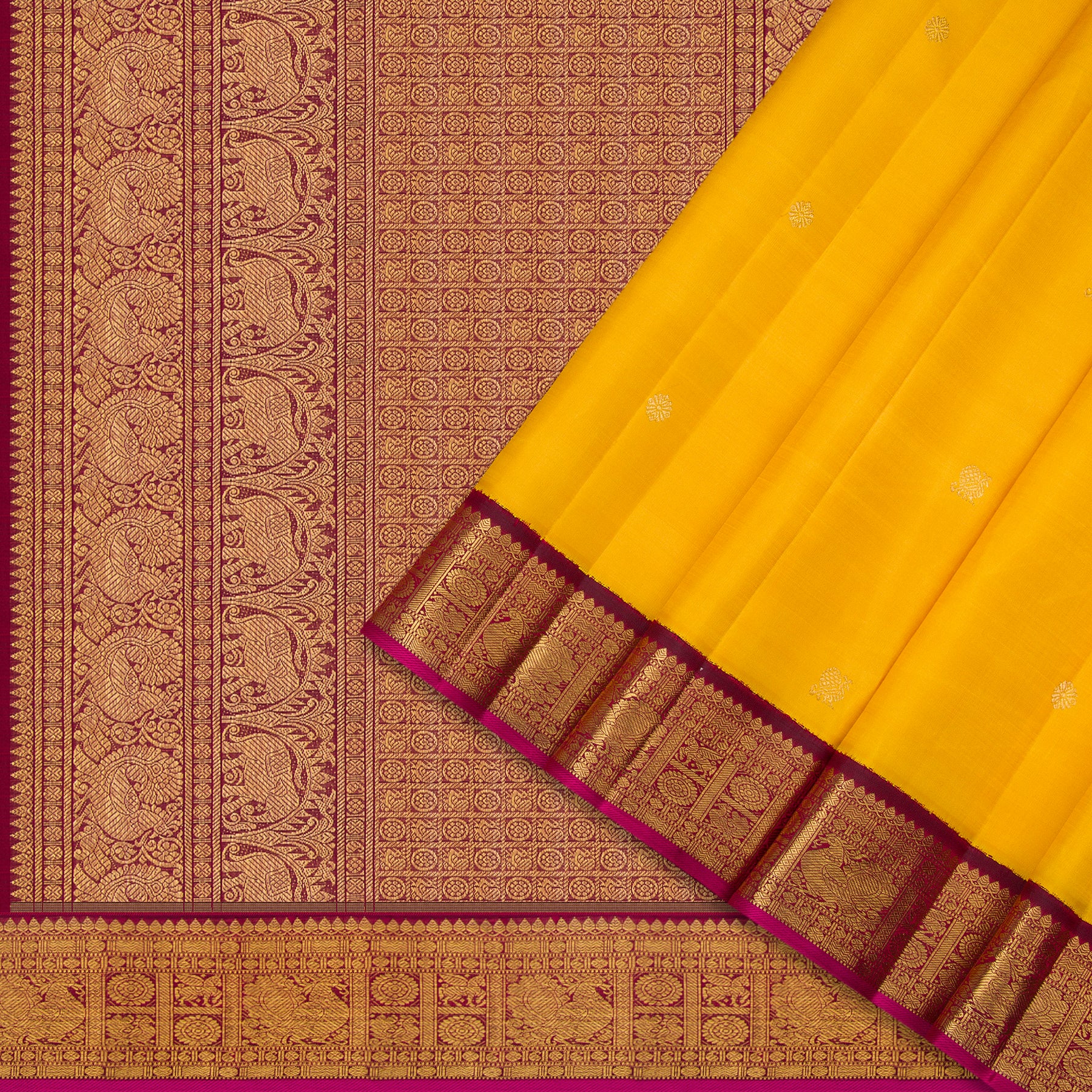 Kanakavalli Kanjivaram Silk Sari 24-110-HS001-02952 - Cover View