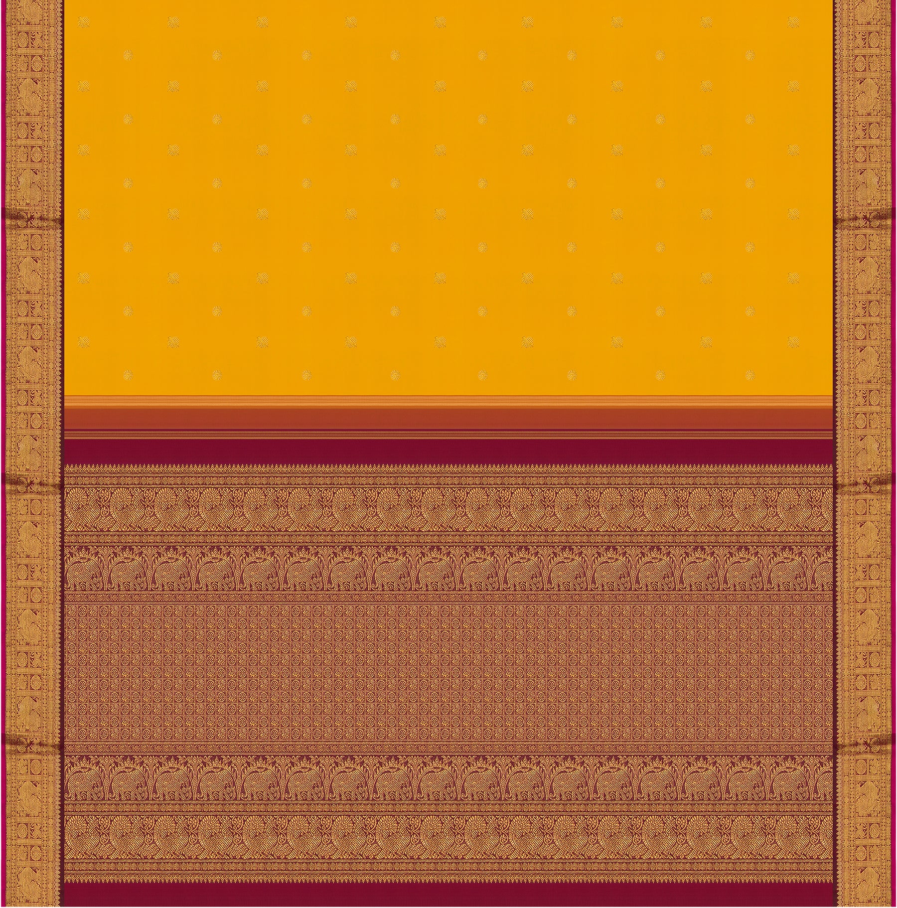 Kanakavalli Kanjivaram Silk Sari 24-110-HS001-02952 - Full View