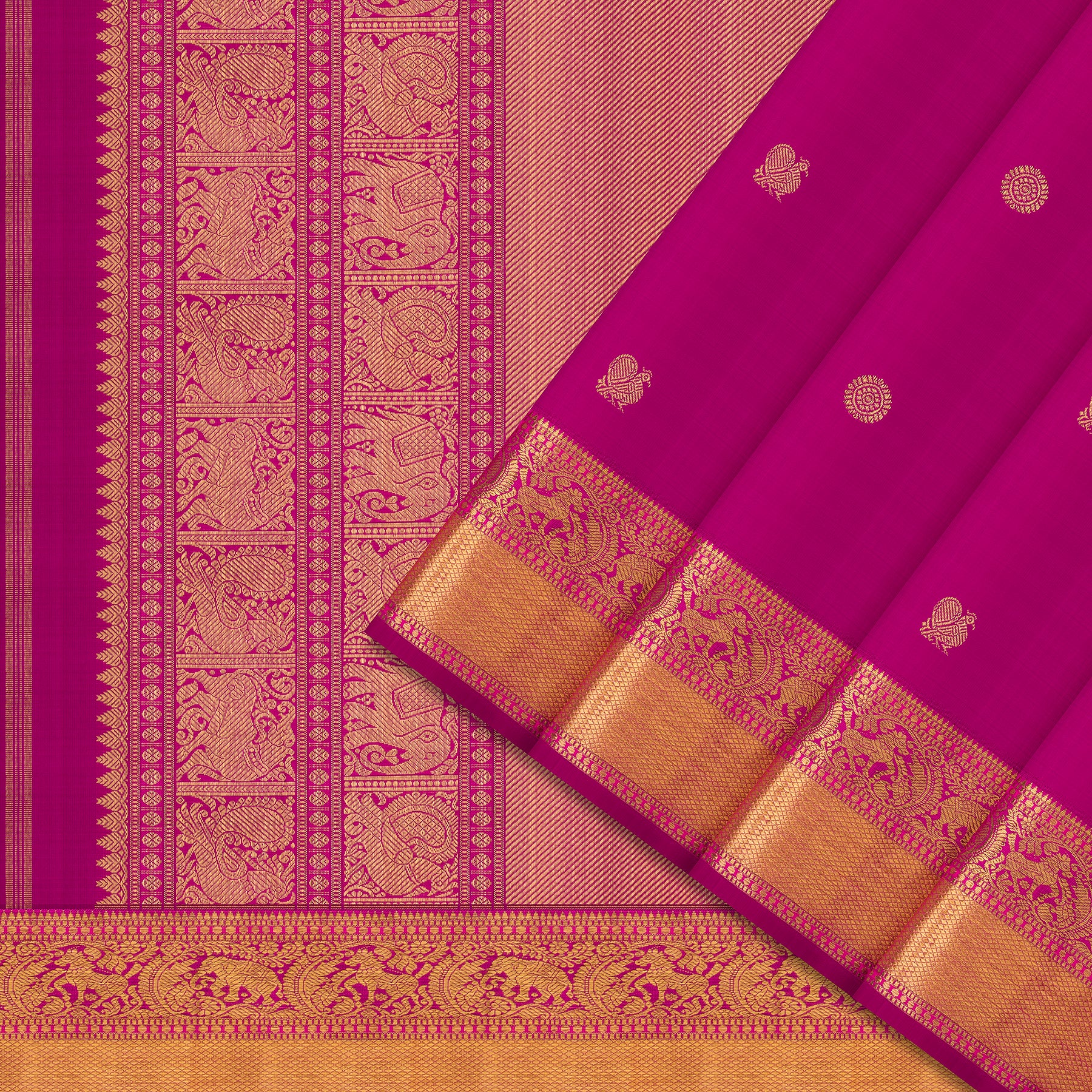 Kanakavalli Kanjivaram Silk Sari 24-110-HS001-02984 - Cover View