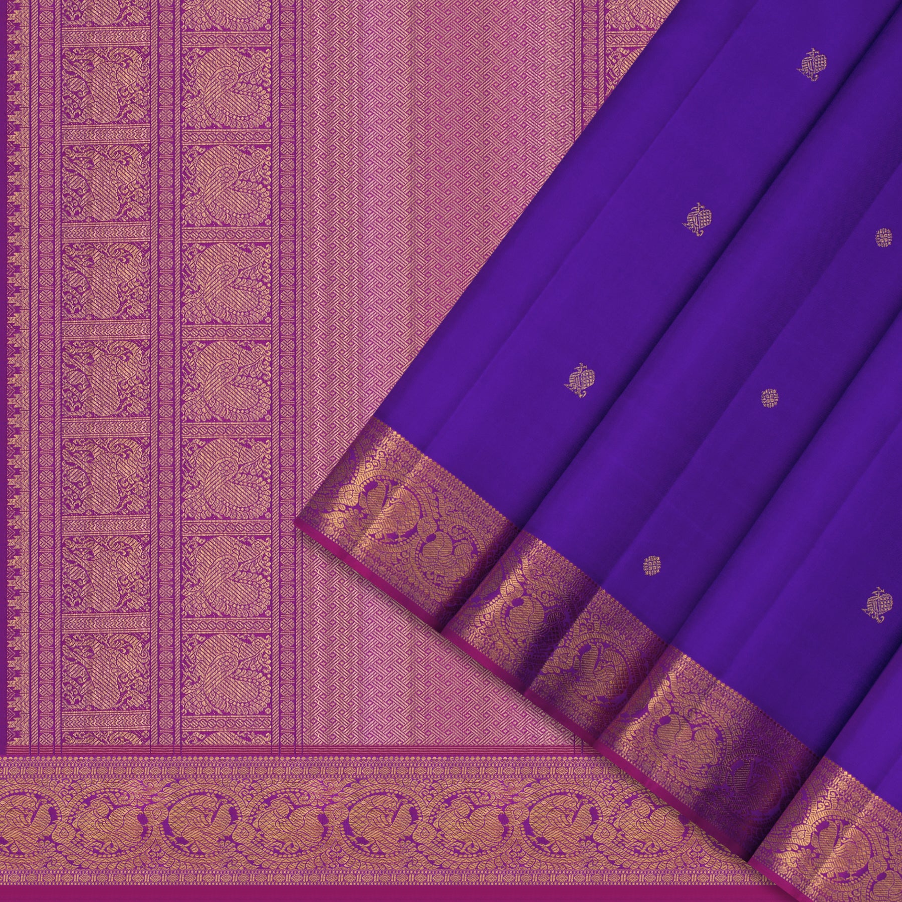 Kanakavalli Kanjivaram Silk Sari 24-110-HS001-03007 - Cover View