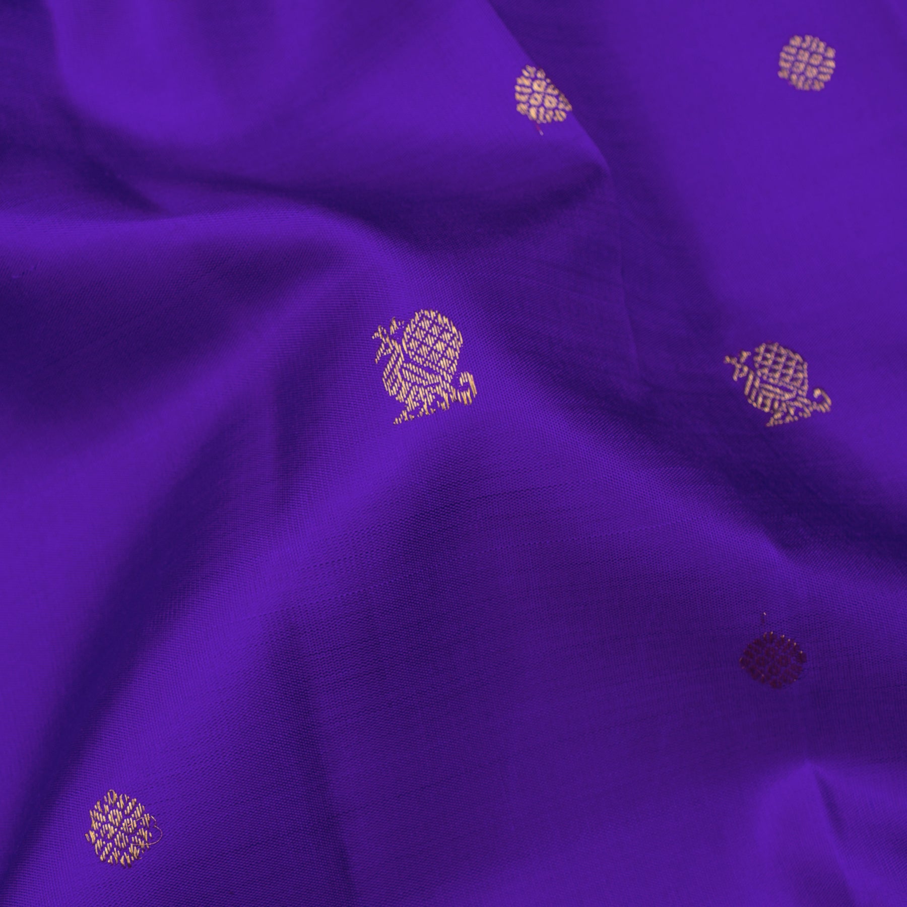 Kanakavalli Kanjivaram Silk Sari 24-110-HS001-03007 - Fabric View