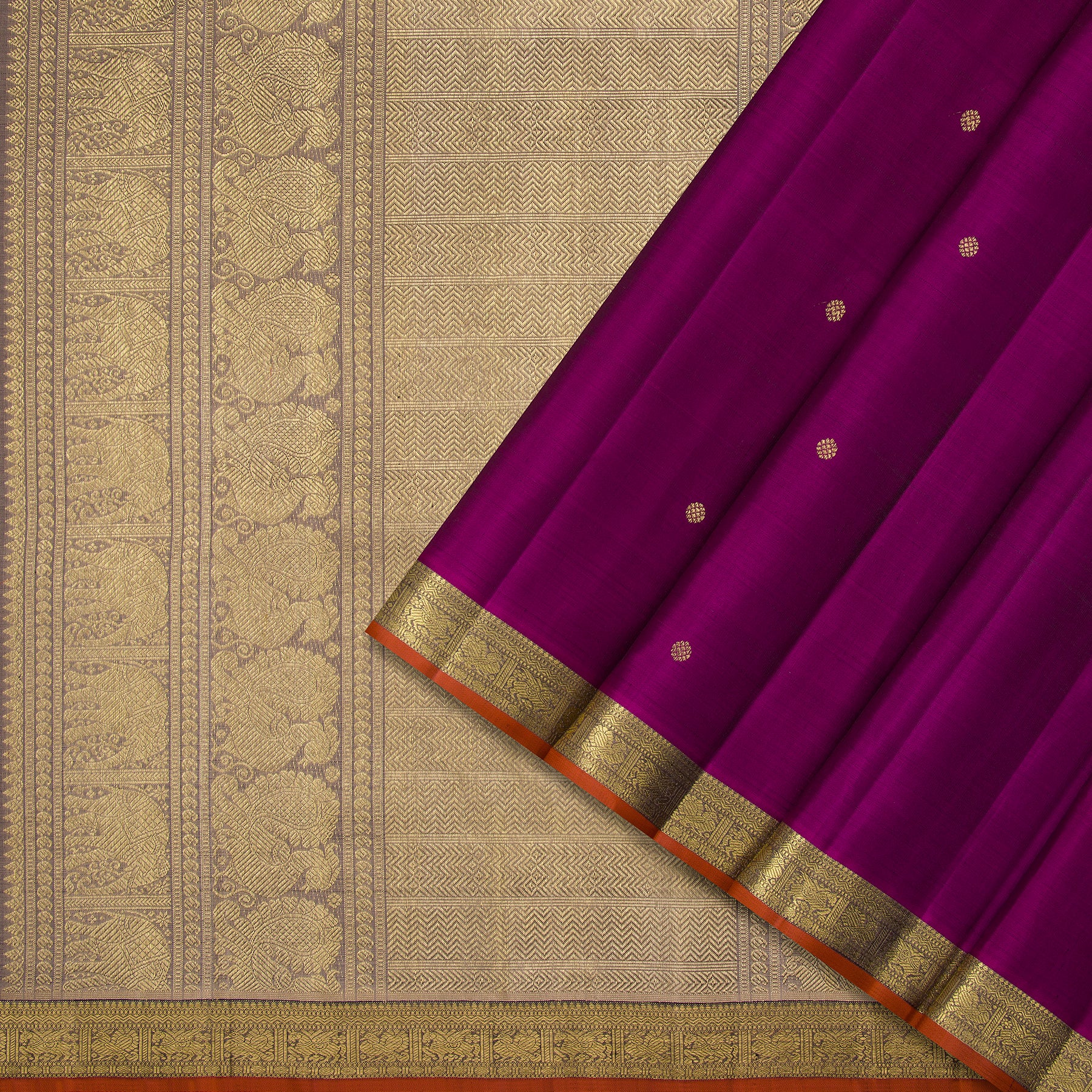 Kanakavalli Kanjivaram Silk Sari 24-110-HS001-03013 - Cover View