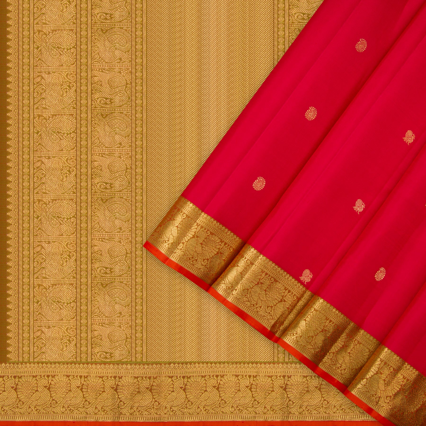 Kanakavalli Kanjivaram Silk Sari 24-110-HS001-03033 - Cover View